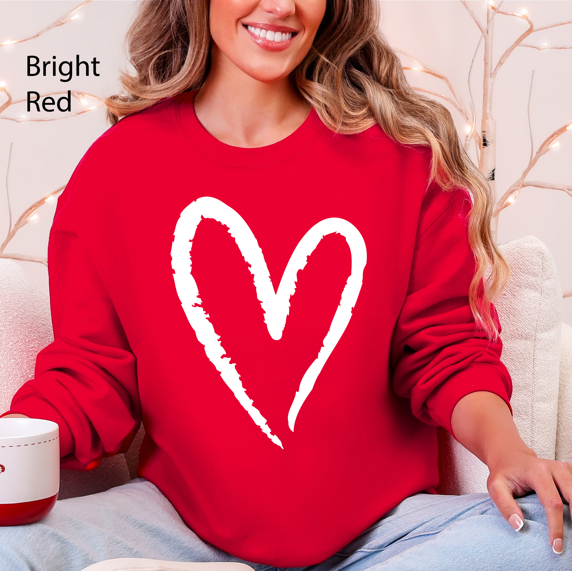 Valentine's Heart, Vintage Design, Trend, Love Sweatshirt T-Shirts, Hoodie | PodTeesHub.com