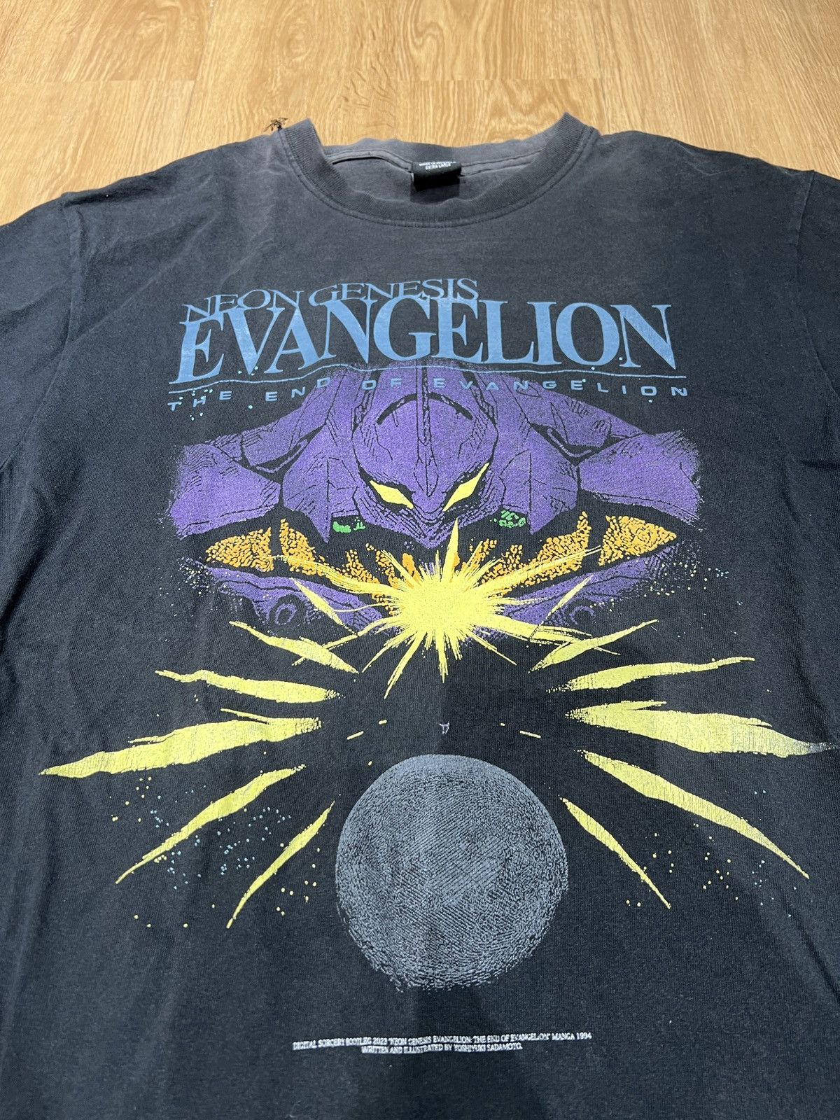 Anime Neon Genesis Evangelion Shinji Rei Anime Black Faded Tshirt Hoodie, Sweatshirt | PodTeesHub.com