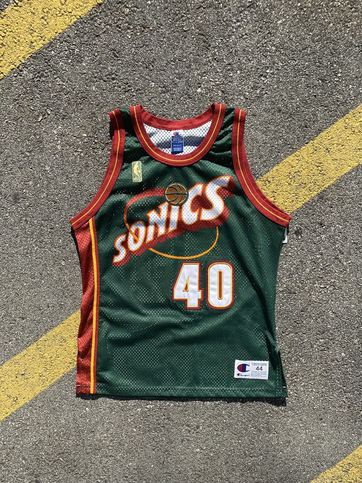 Vintage Rare 90s Nba Shawn Kemp Seattle Sonics Authentic Sewn Green T-Shirts, Hoodie, Sweatshirt