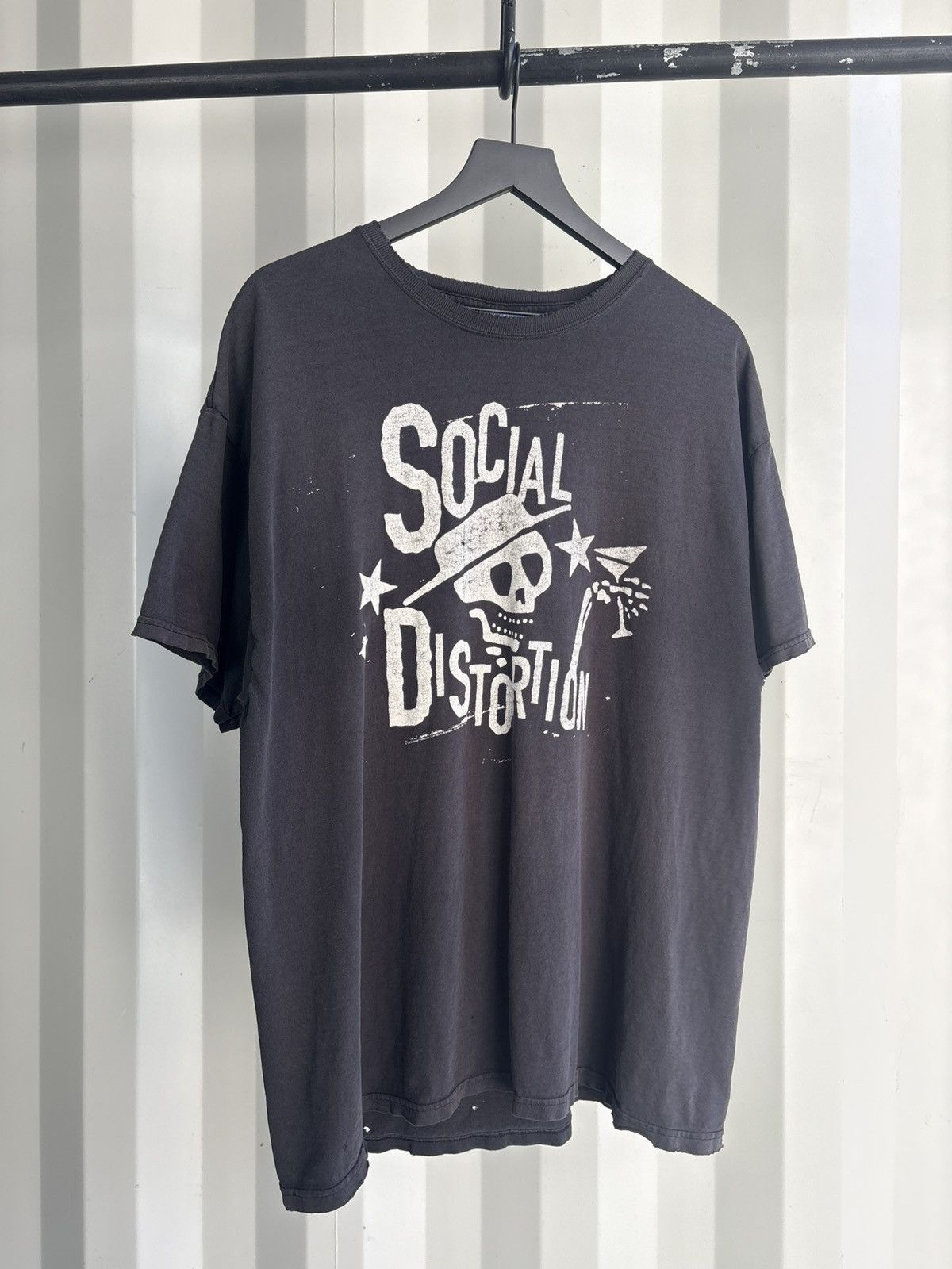 Band Tees Thrashed Social Distortion Faded Distressed Shirt Grunge Hoodie, Sweatshirt | PodTeesHub.com