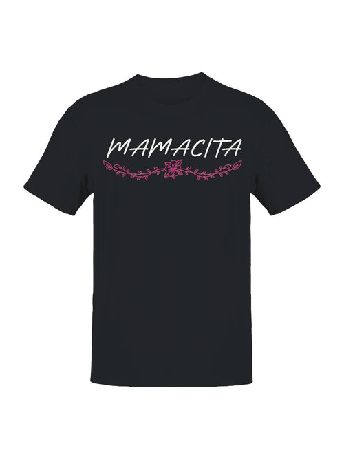 Elegant "Mamacita" Floral Design Women's T-Shirt Hoodie, Sweatshirt | PodTeesHub.com