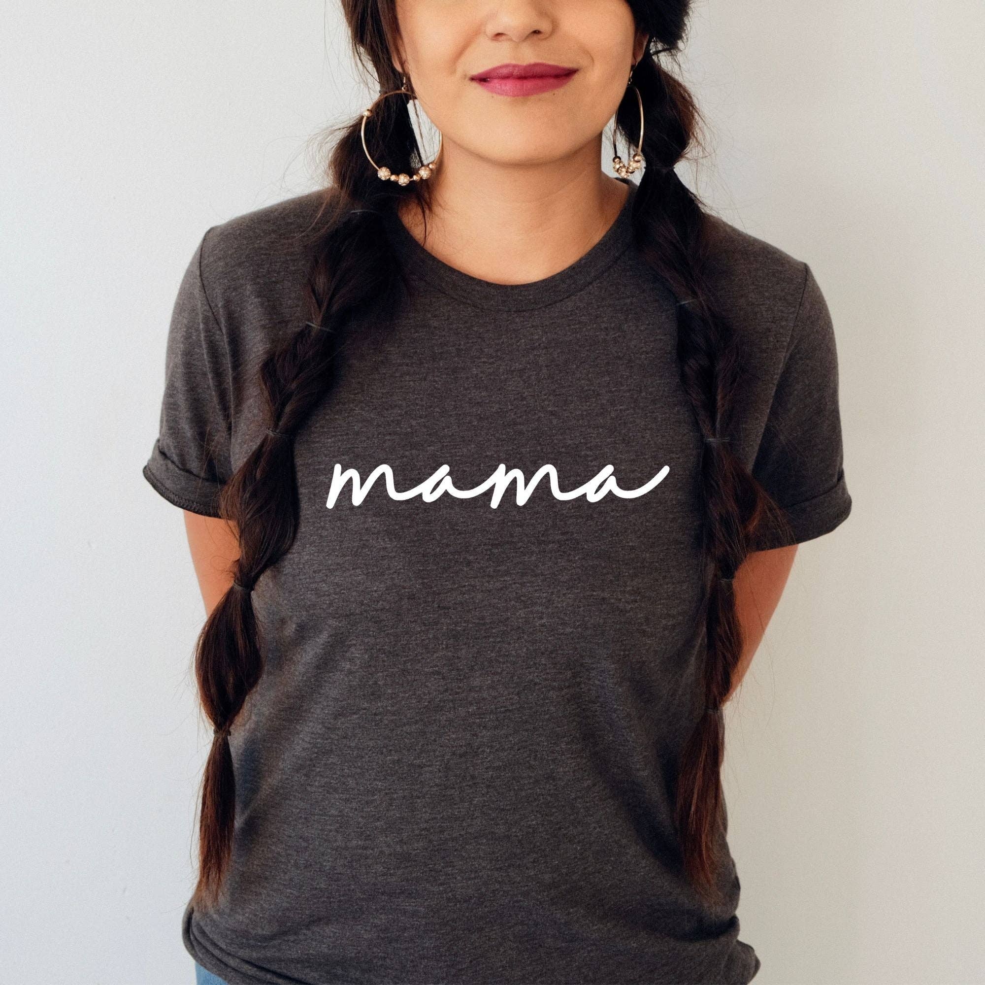 Simple Mama Cursive Tee *Unisex Fit*099 Hoodie, Sweatshirt | PodTeesHub.com