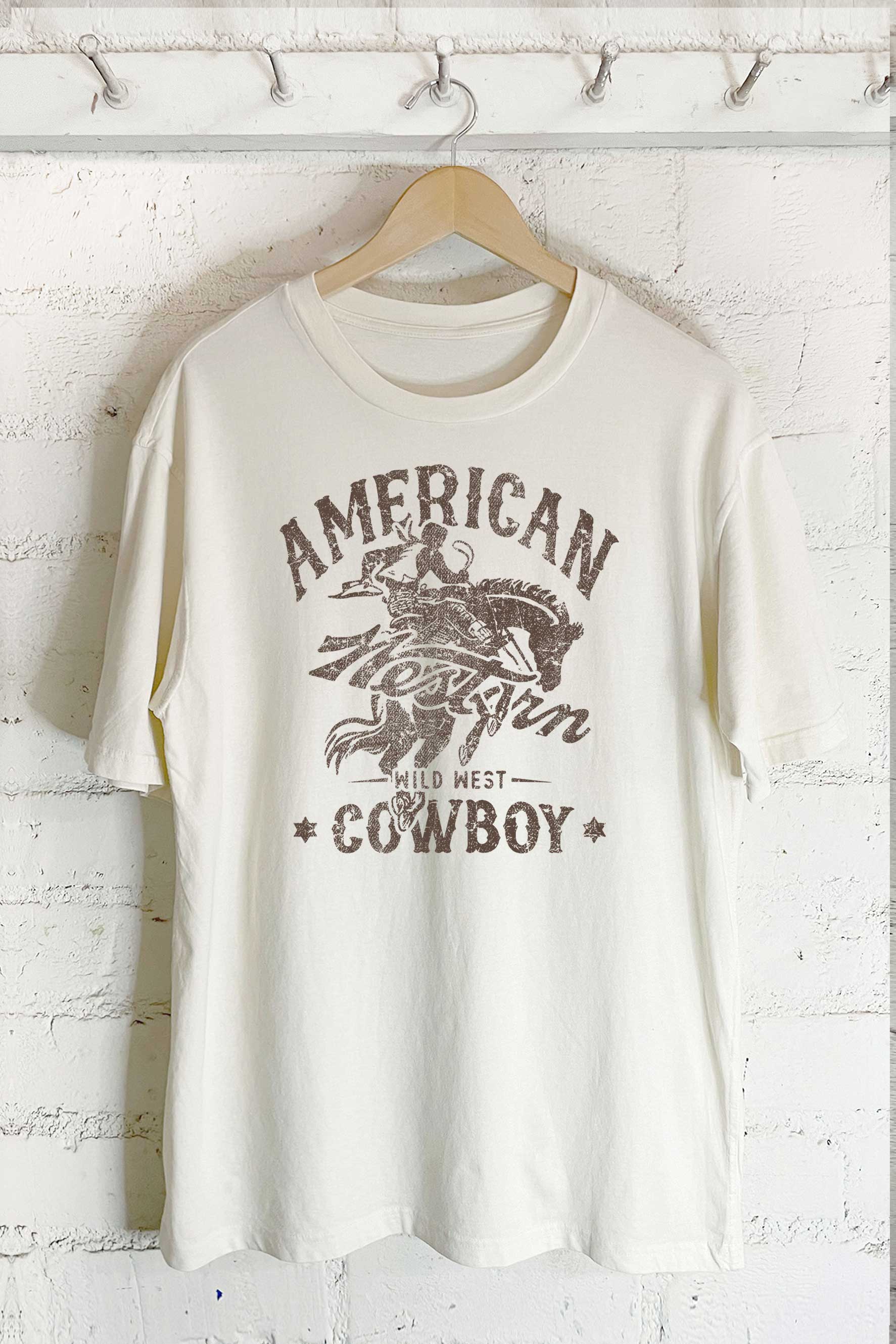 American Cowboy Wild West-Oversized Tee Hoodie, Sweatshirt | PodTeesHub.com