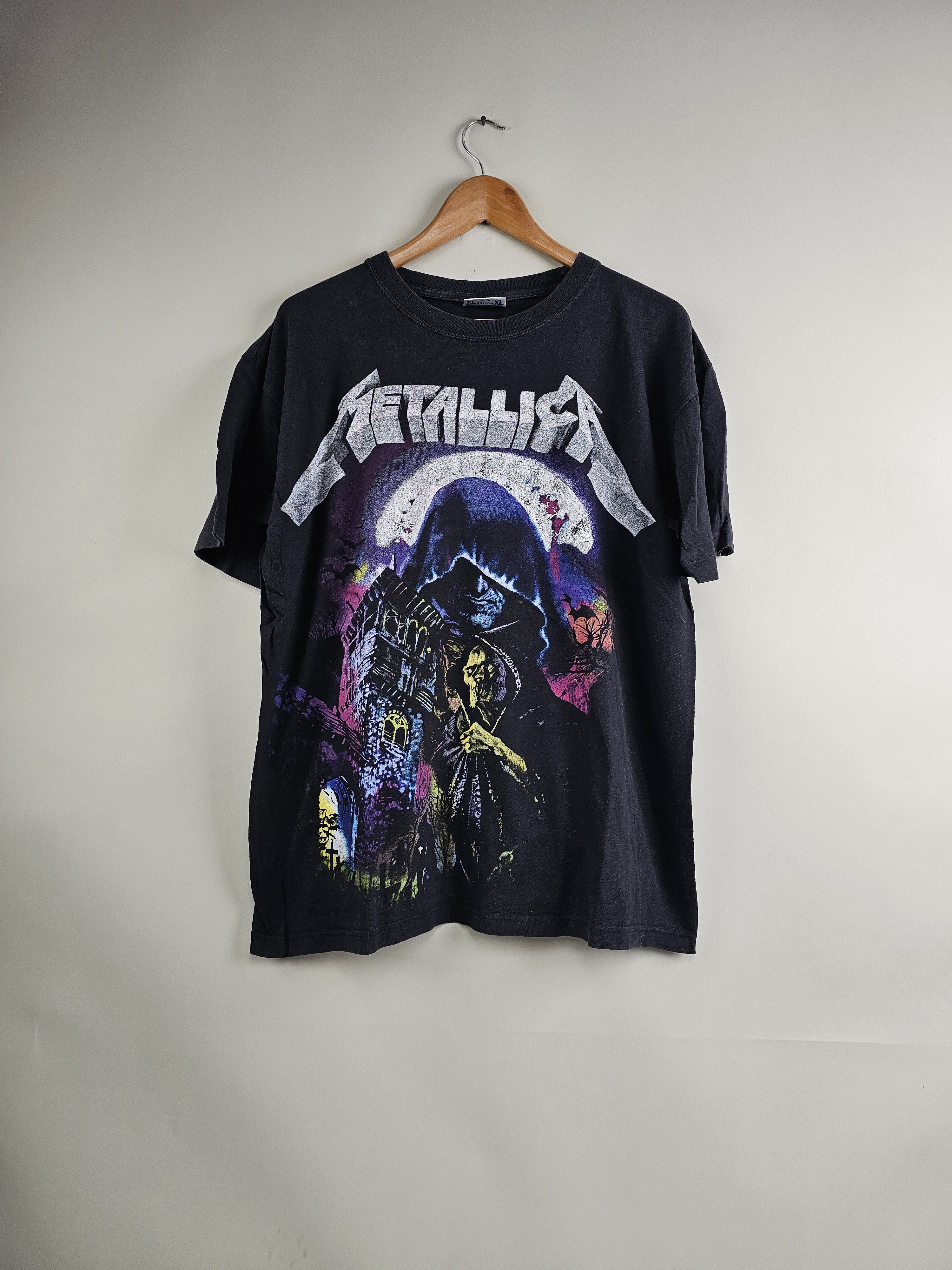 Metallica X Vintage 90s Metallica Bootleg Xl 23 28 5 T-Shirts, Hoodie, Sweatshirt