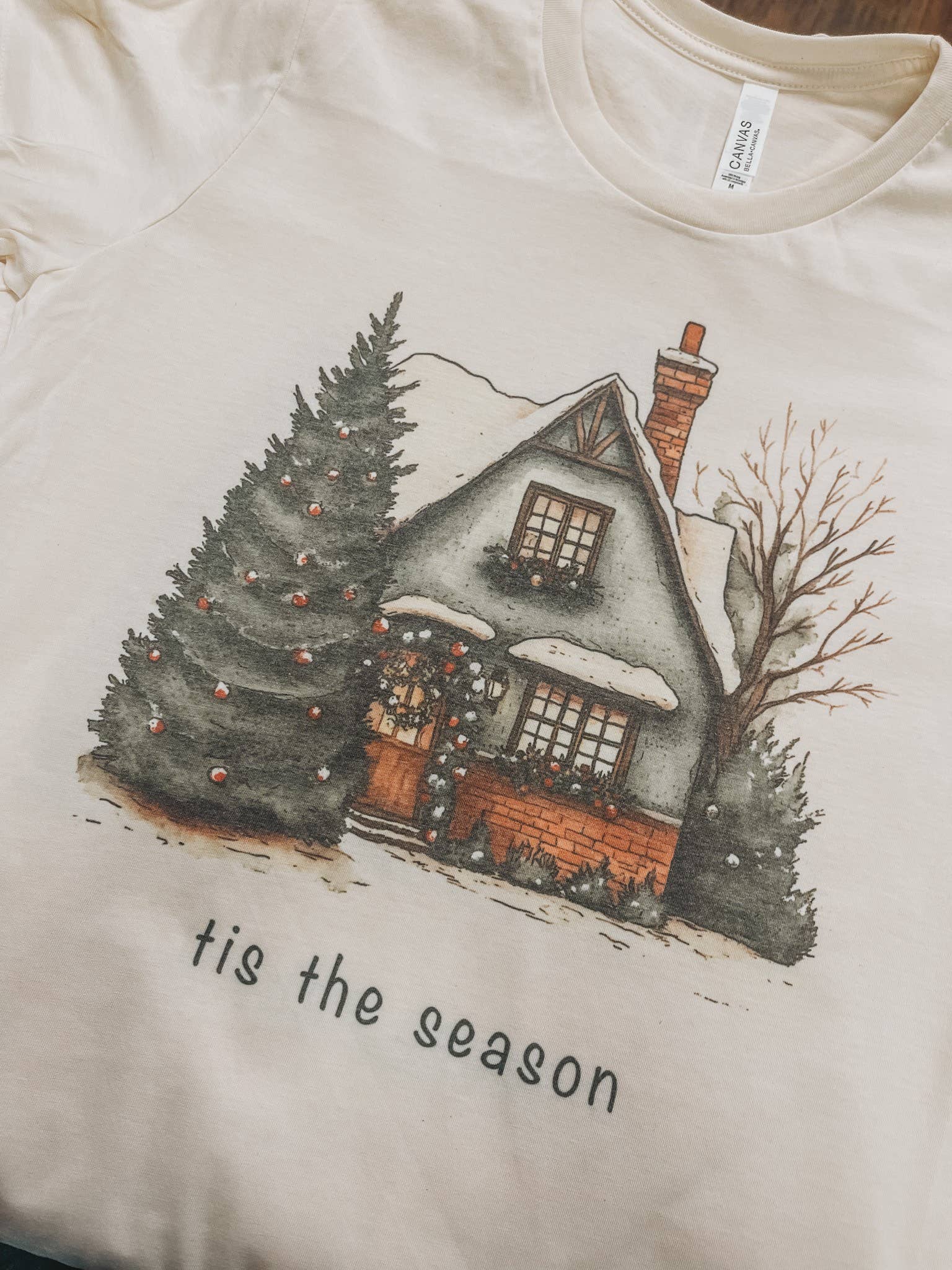 Tis the Season Green Tee Holiday Graphic Tees Hoodie, Sweatshirt | PodTeesHub.com