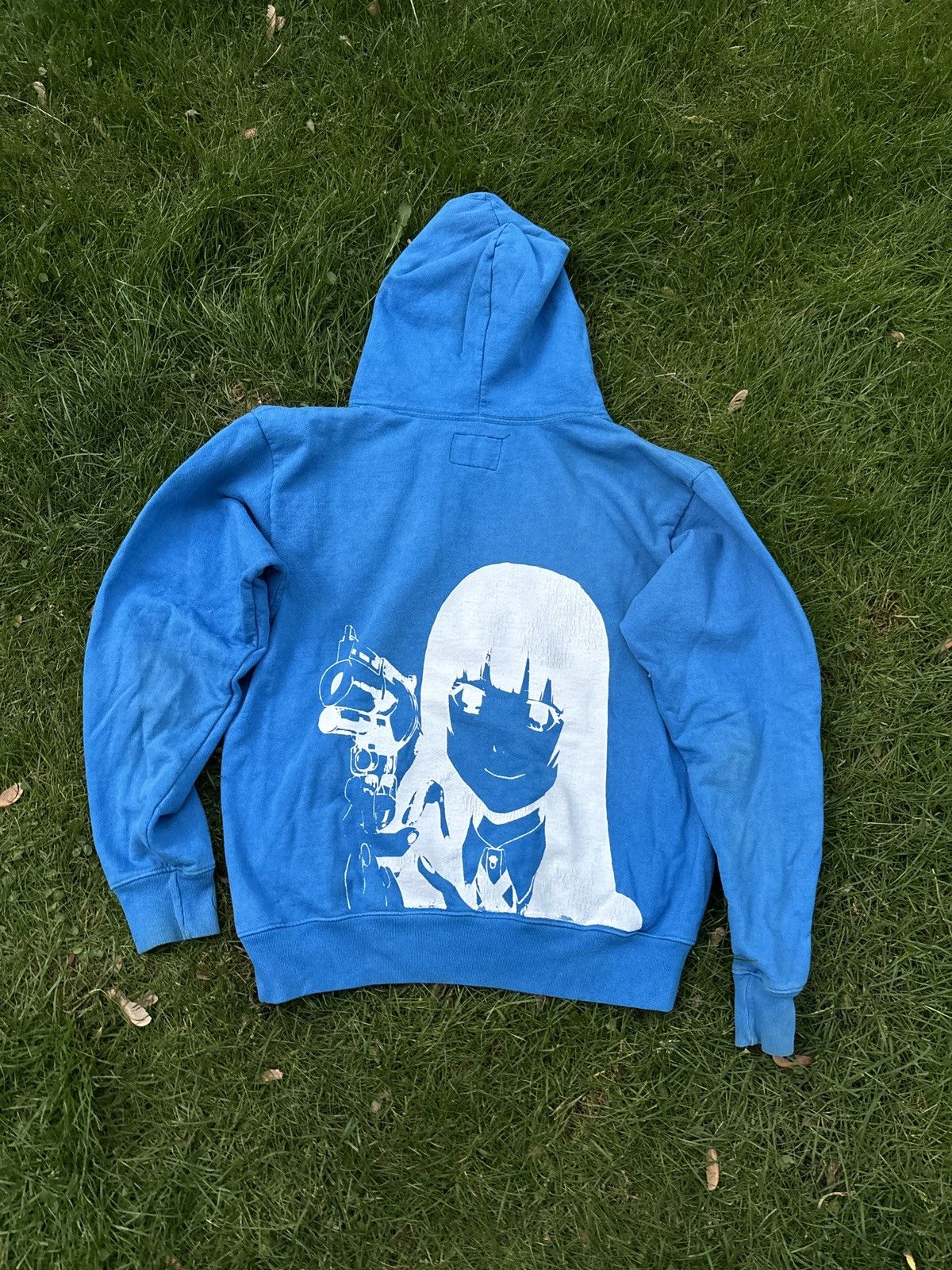 8 Section 8 Anime Girl With Gun Blue Hoodie T-Shirts, Sweatshirt | PodTeesHub.com