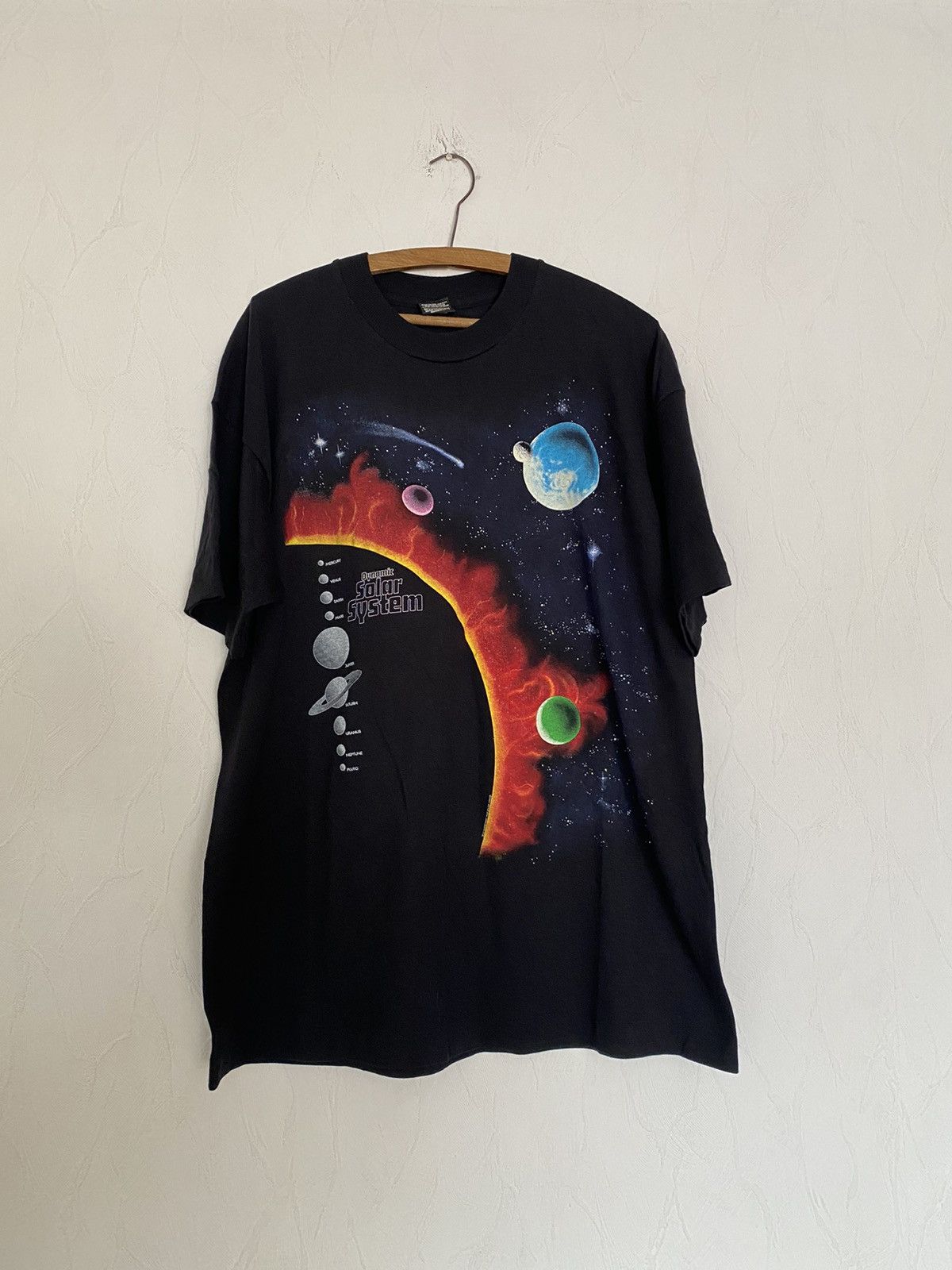 Vintage Solar Planet 90s Vintage Tee Hoodie, Sweatshirt | PodTeesHub.com