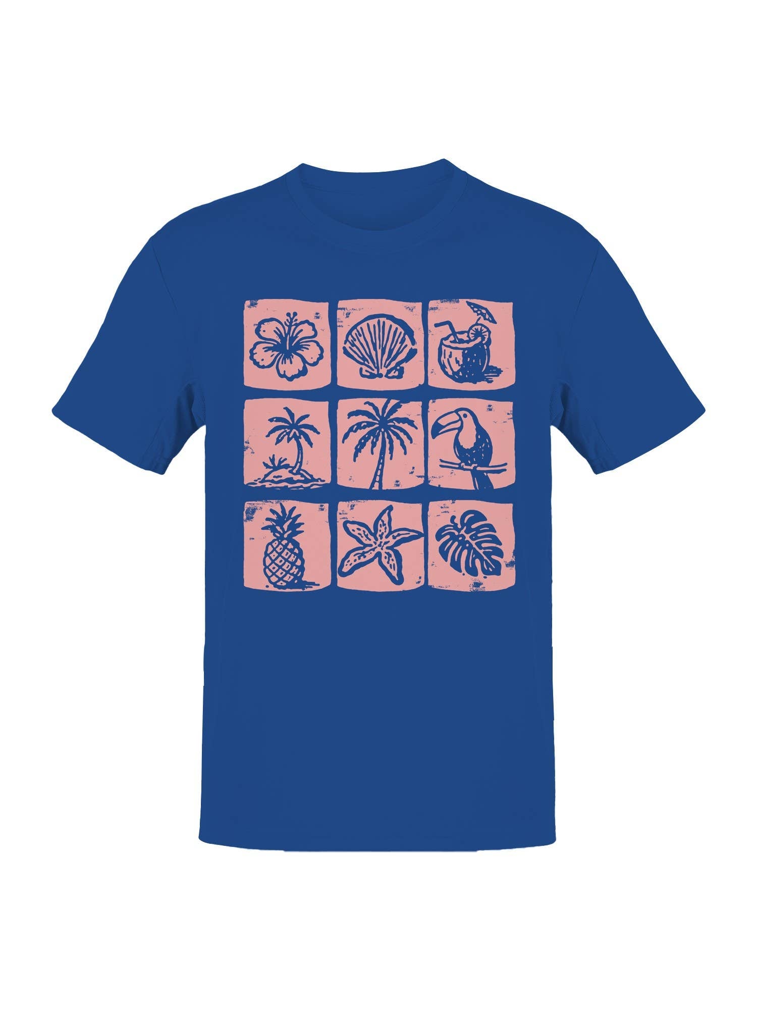 Tropical Icons: Paradise Vibes Men's T-Shirt Hoodie, Sweatshirt | PodTeesHub.com