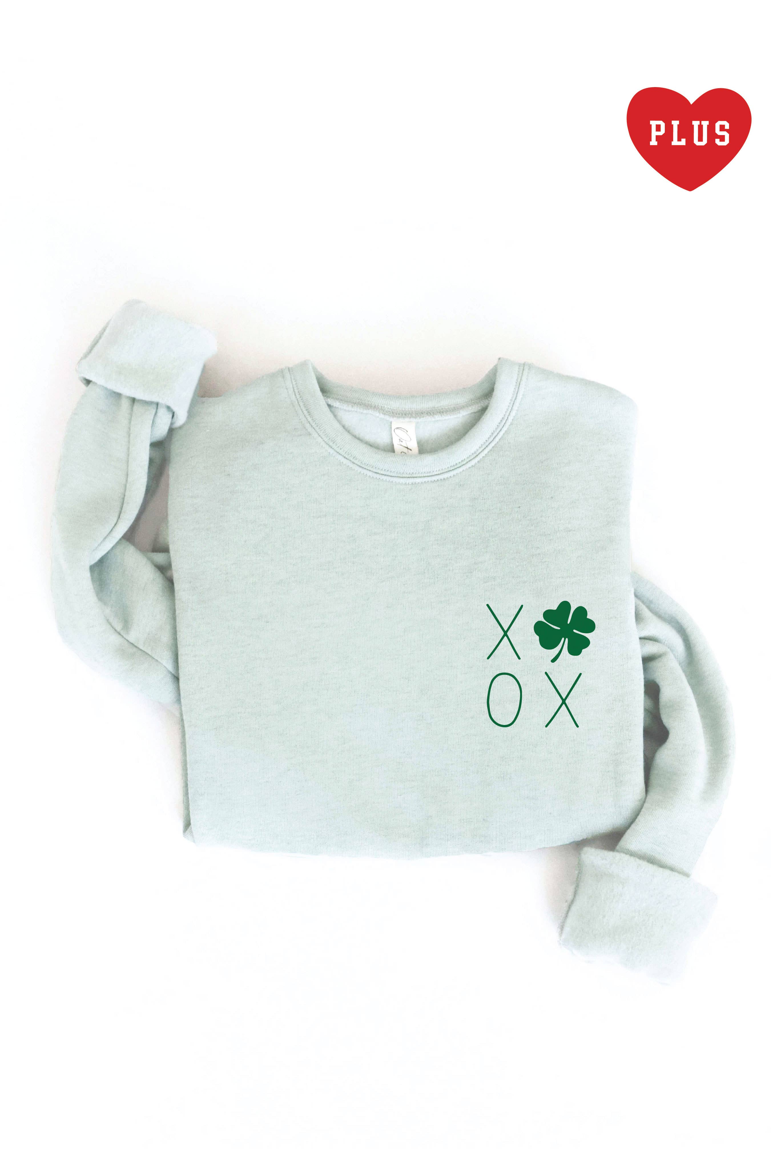 Xoxo Clover Plus Graphic Sweatshirt T-Shirts, Hoodie | PodTeesHub.com