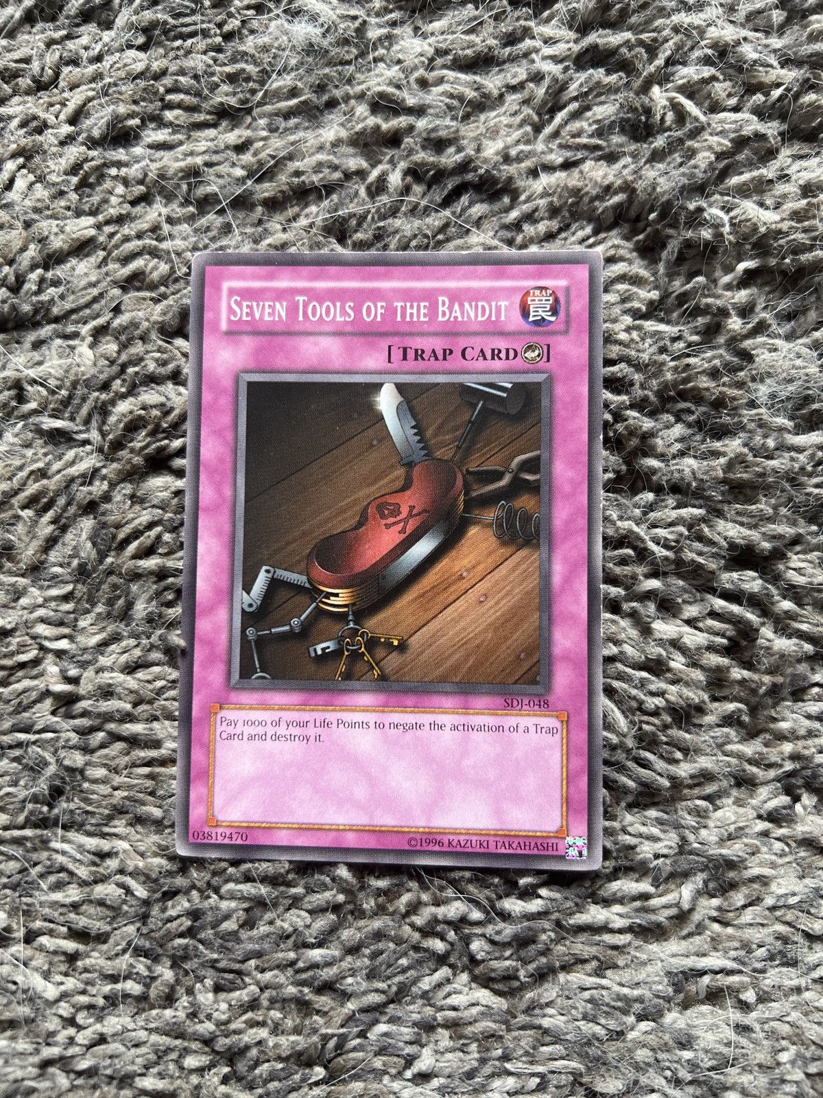 Vintage 1996 Konami Yu Gi Oh Seven Tools Of The Bandit Card T-Shirts, Hoodie, Sweatshirt | PodTeesHub.com