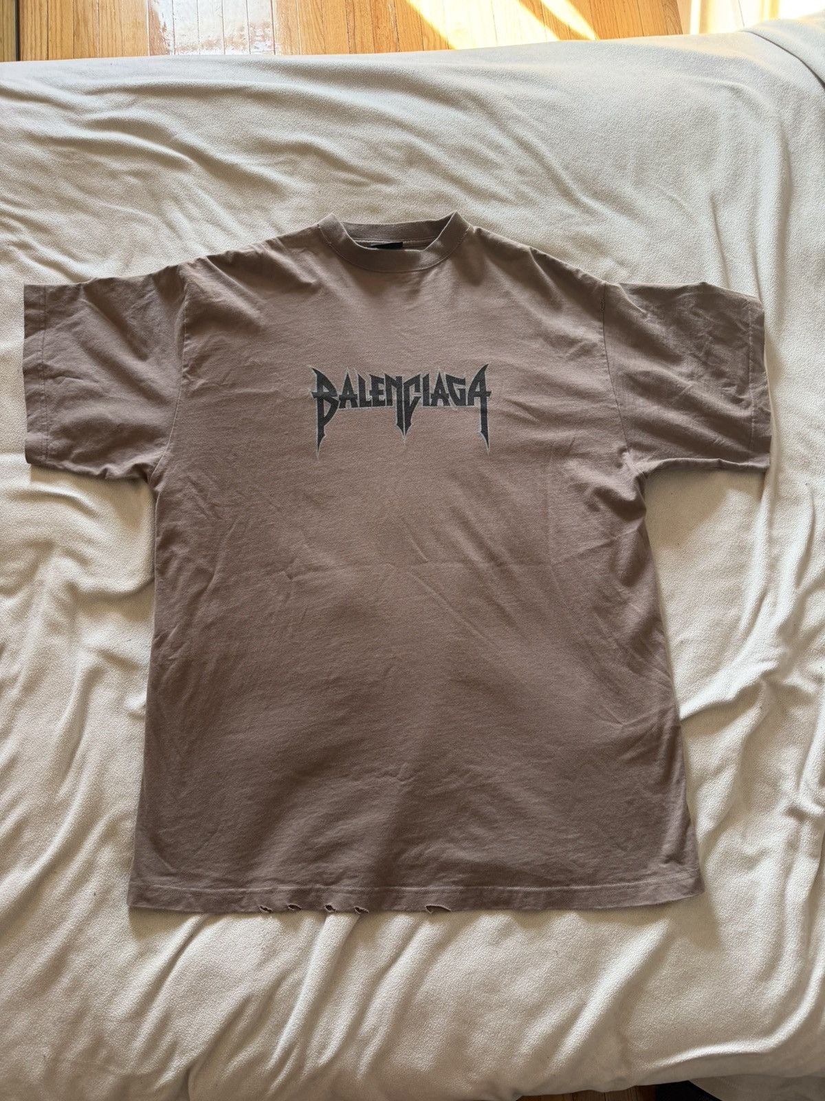 Balenciaga Metal Logo Shirt Size 1 T-Shirts, Hoodie, Sweatshirt