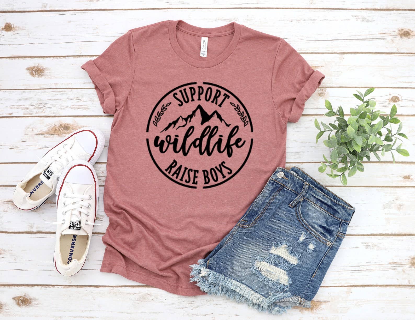 Support Wildlife Raise Boys T-Shirt Hoodie, Sweatshirt | PodTeesHub.com