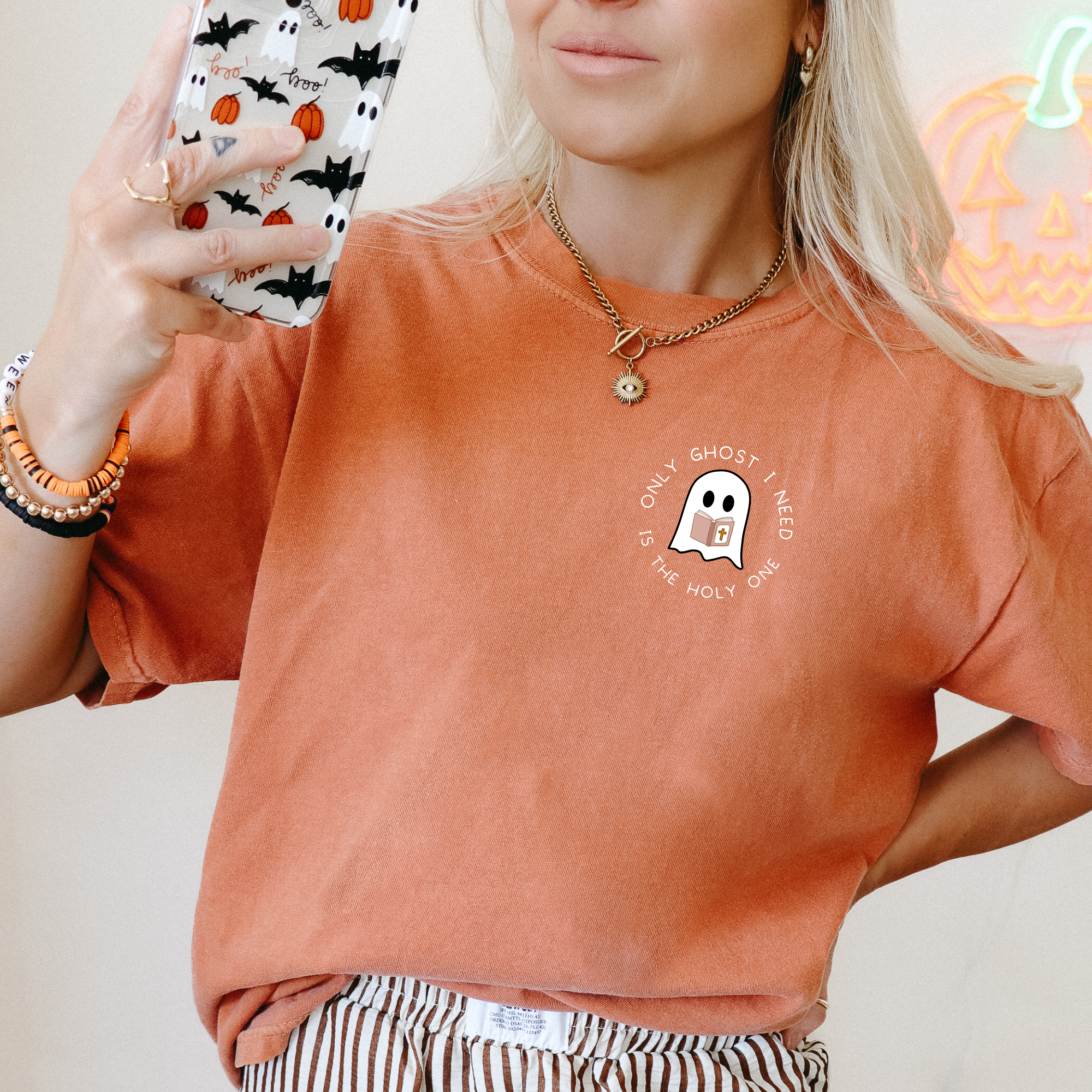 Only Ghost I Need Is the Holy One Cute Graphic T-Shirt Hoodie, Sweatshirt | PodTeesHub.com