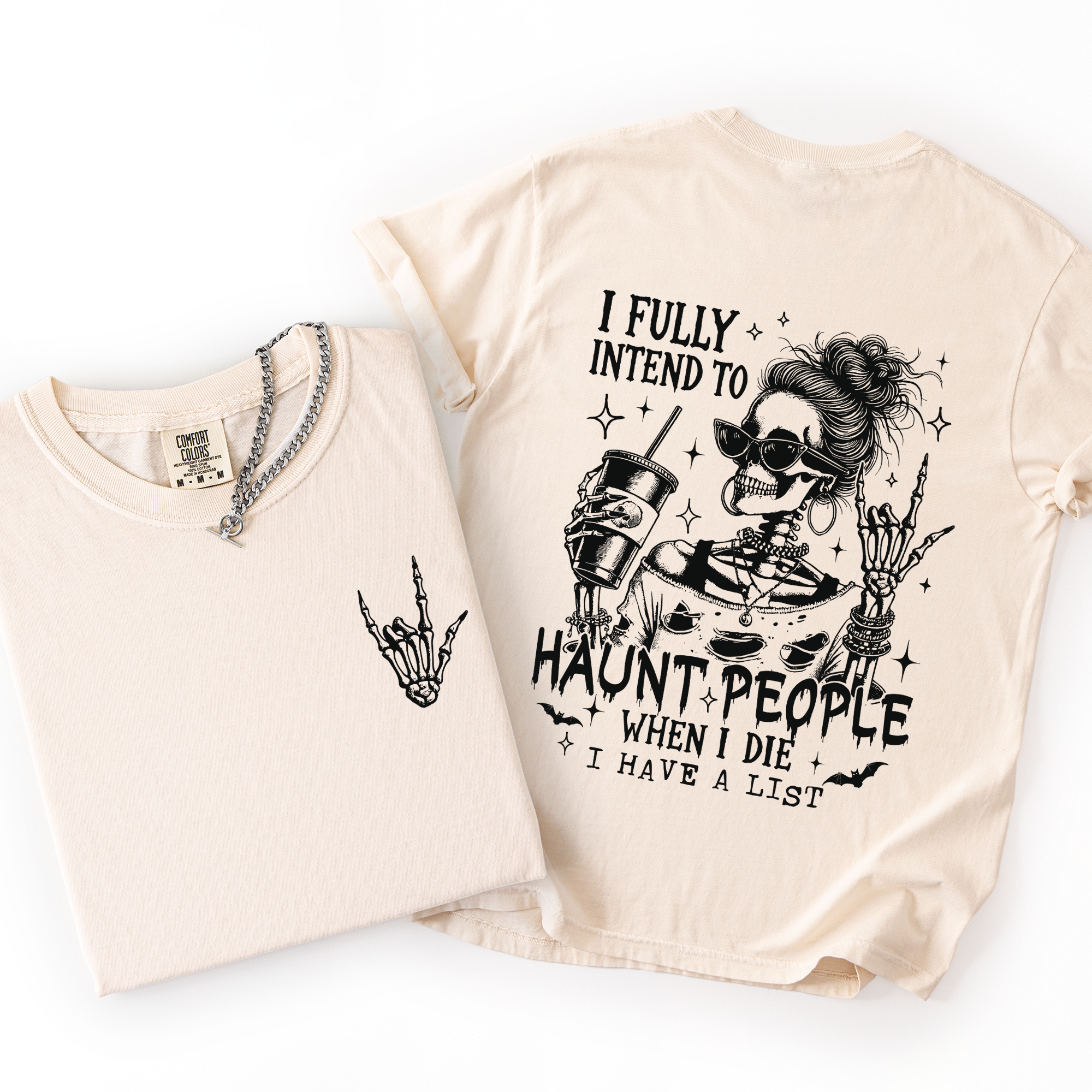 I Fully Intend To Haunt People When I Die, Halloween T-Shirt Hoodie, Sweatshirt | PodTeesHub.com
