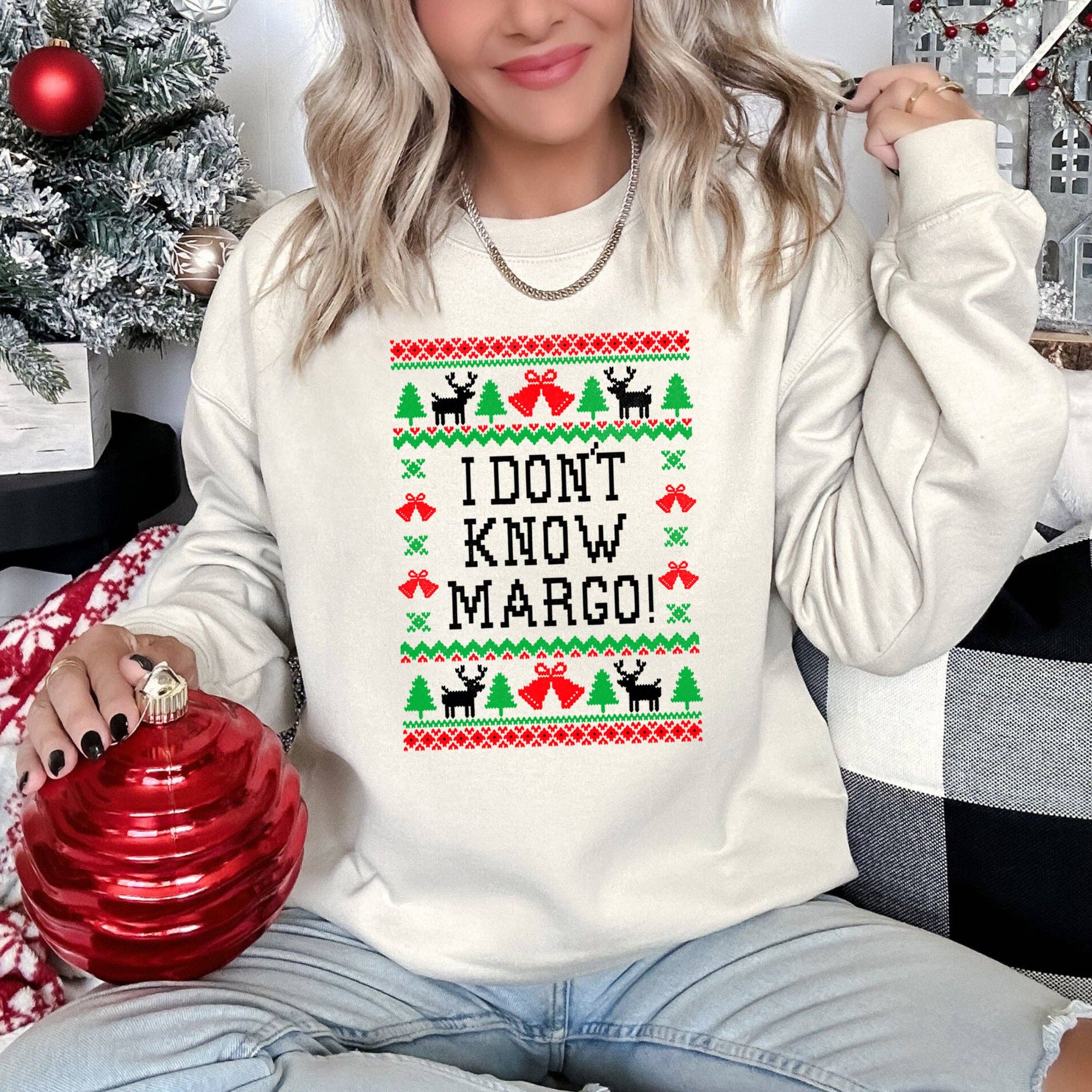 I Don't Know Margo, Ugly Christmas Sweatshirt T-Shirts, Hoodie | PodTeesHub.com
