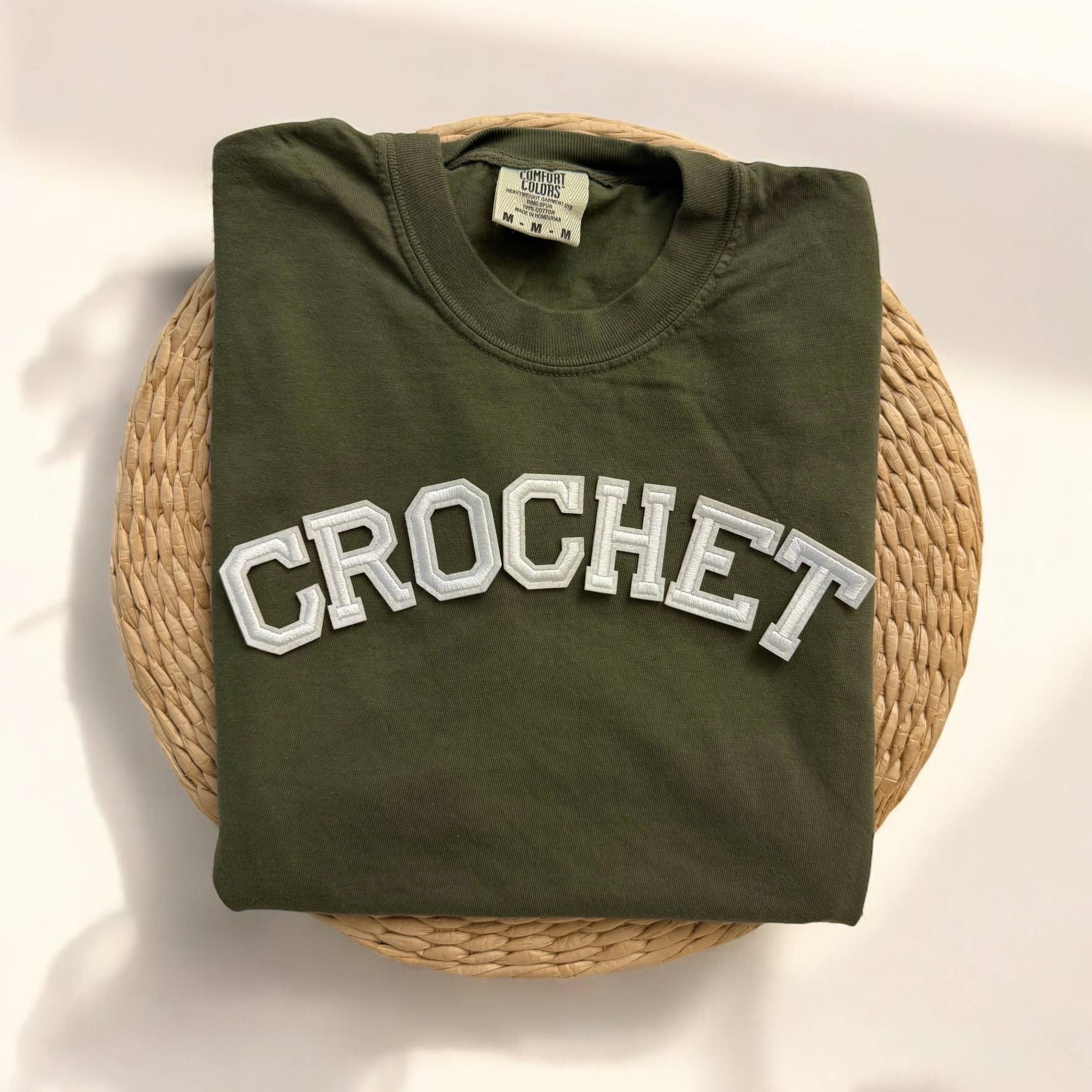 Crochet Comfort Colors Short Sleeve Shirt, Craft Store Merch Hoodie, Sweatshirt | PodTeesHub.com