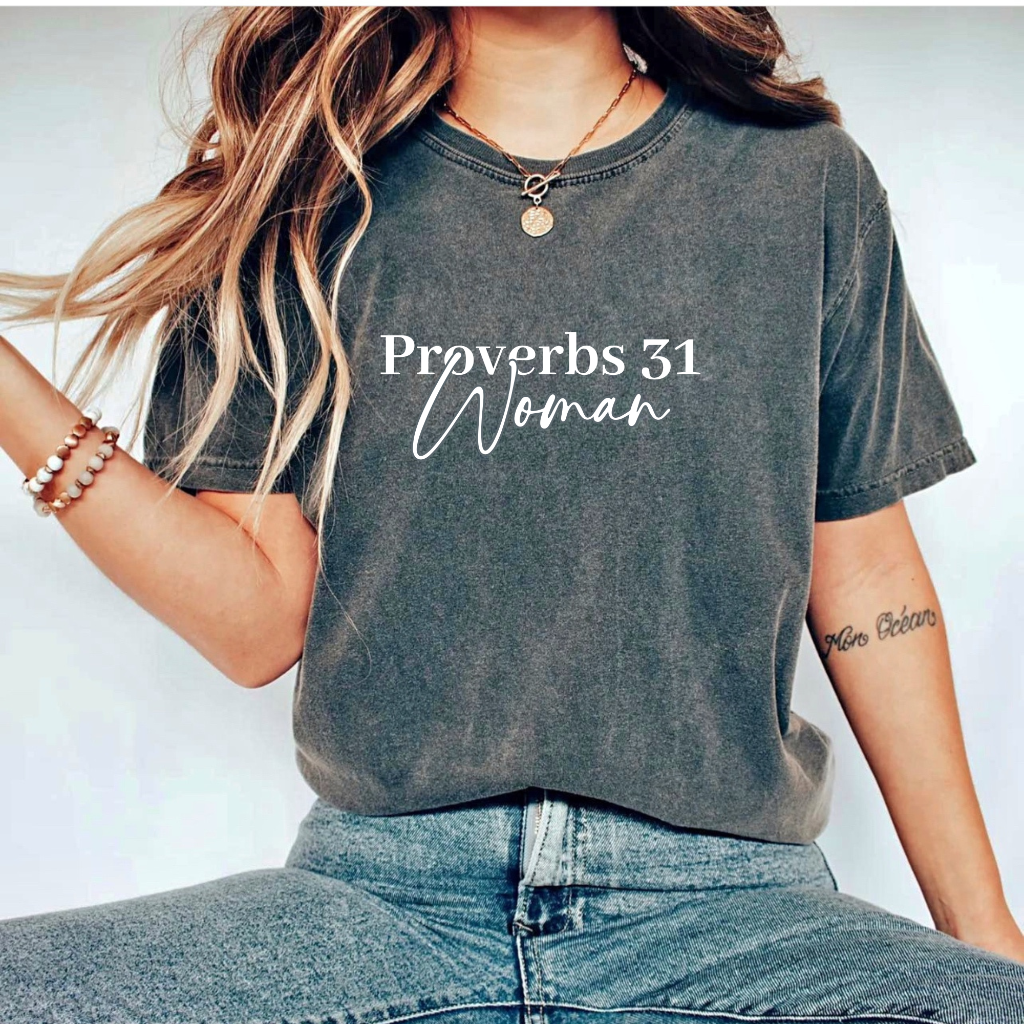 Proverbs 31 Woman- Christian Mothers Day T-Shirt Hoodie, Sweatshirt | PodTeesHub.com
