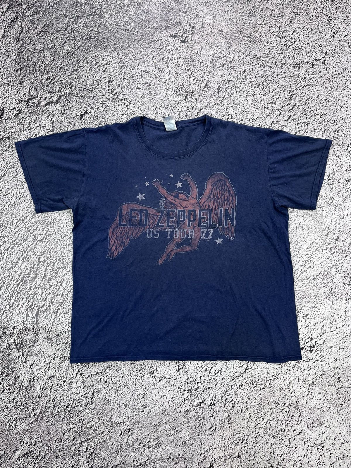 Led Zeppelin Vintage Y2k Led Zeppelin 77 Tour Concert Tee Size Xl Hoodie, Sweatshirt | PodTeesHub.com
