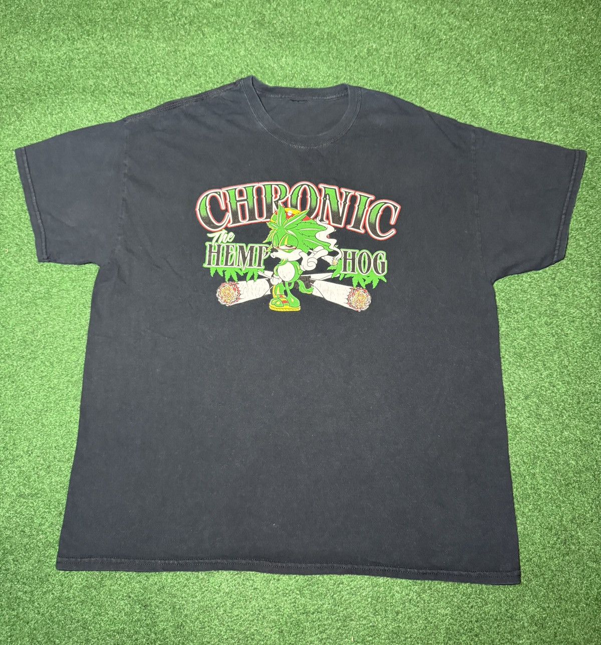 Vintage Y2k Sonic Hemp Dog Weed Rasta Funny Joint Lrg Drug T Shirt Hoodie, Sweatshirt | PodTeesHub.com