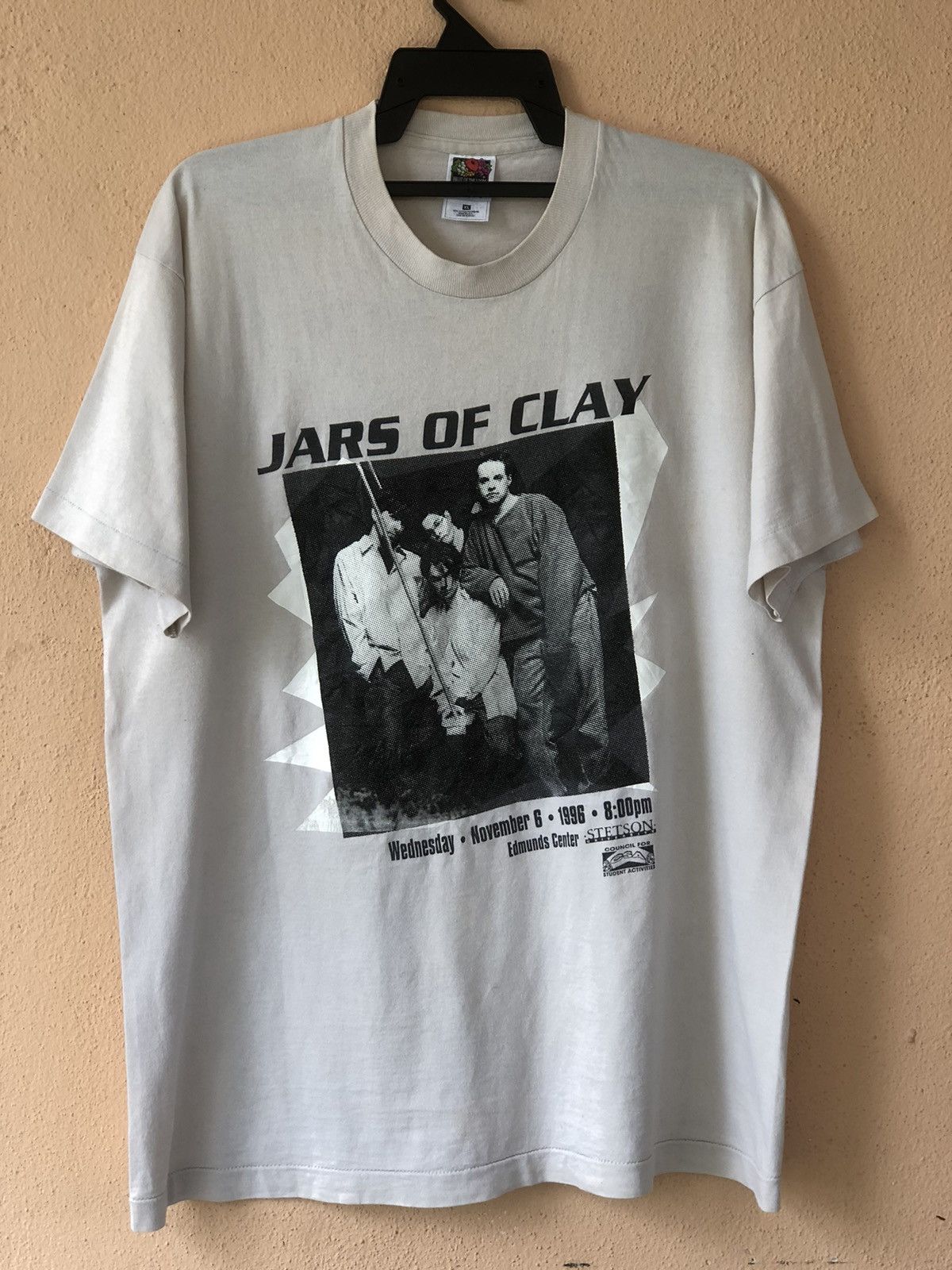 Vintage 90s Jars Of Clay Event Staff Concert Tee Hoodie, Sweatshirt | PodTeesHub.com