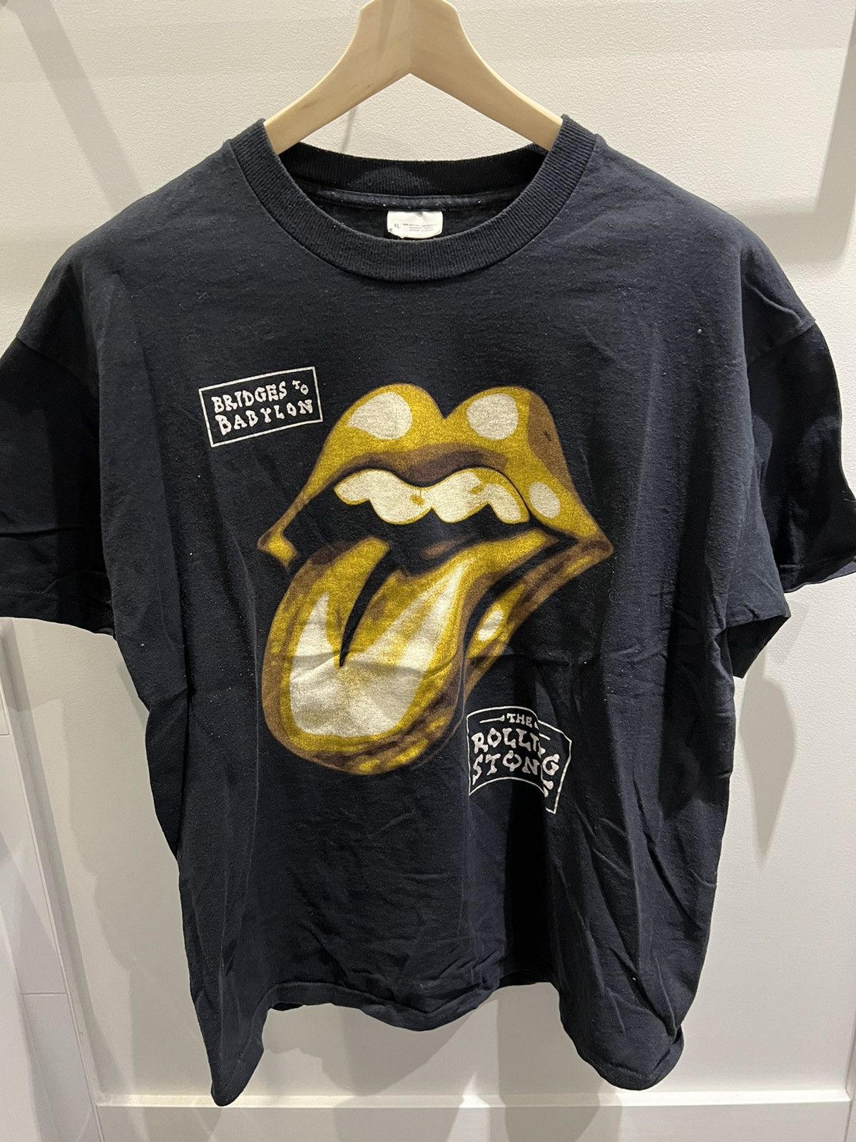 Vintage The Rolling Stone Bridges To Babylon Tee Hoodie, Sweatshirt | PodTeesHub.com