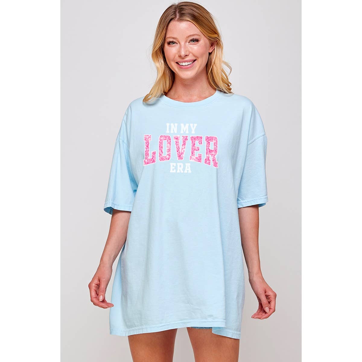 In My Lover Era Graphic Oversized Tee Hoodie, Sweatshirt | PodTeesHub.com