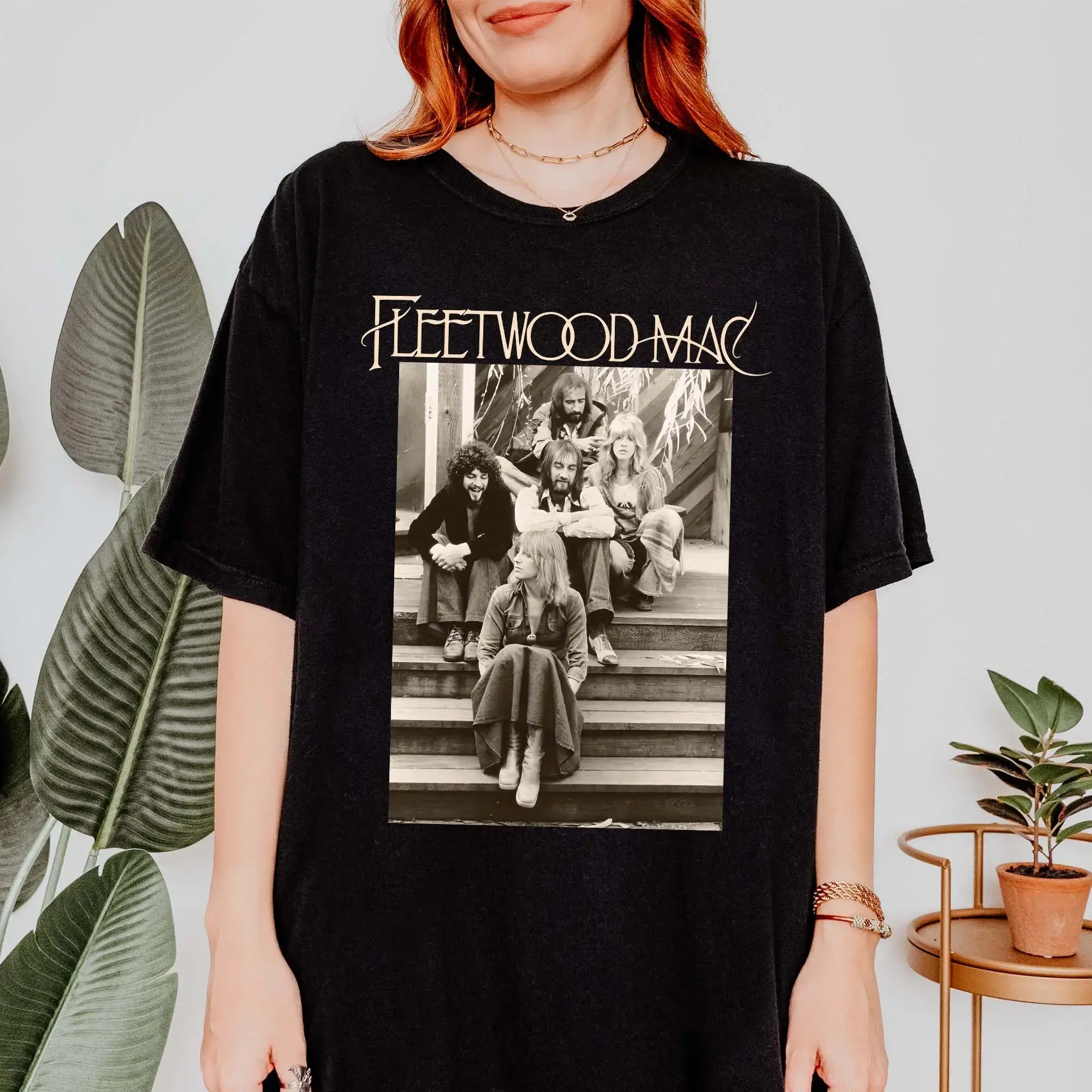 Stevie Nicks Boho Upcycled Tee Shirt Hoodie, Sweatshirt | PodTeesHub.com