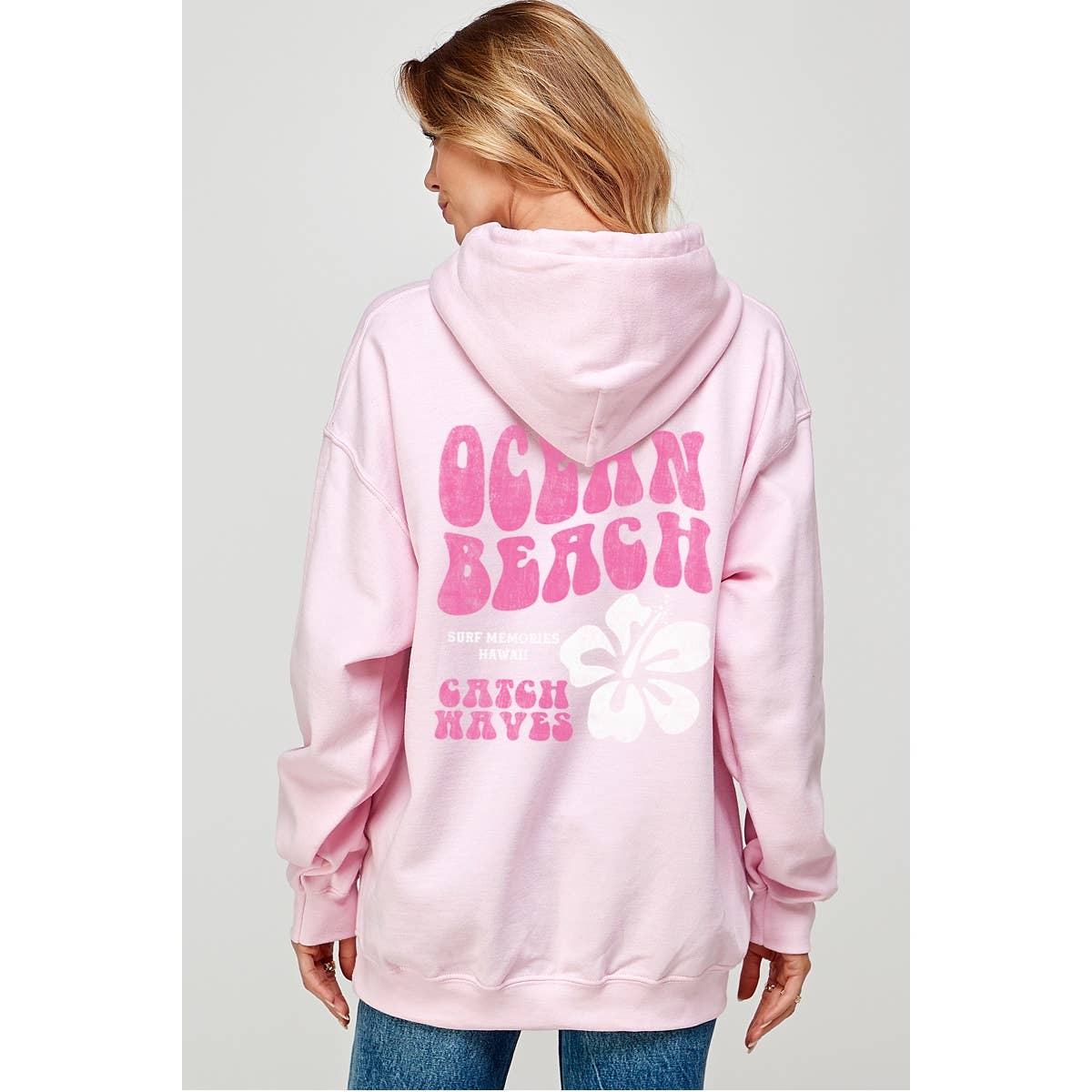 Beach Catch Wave  Graphic  Hoodie T-Shirts, Sweatshirt | PodTeesHub.com