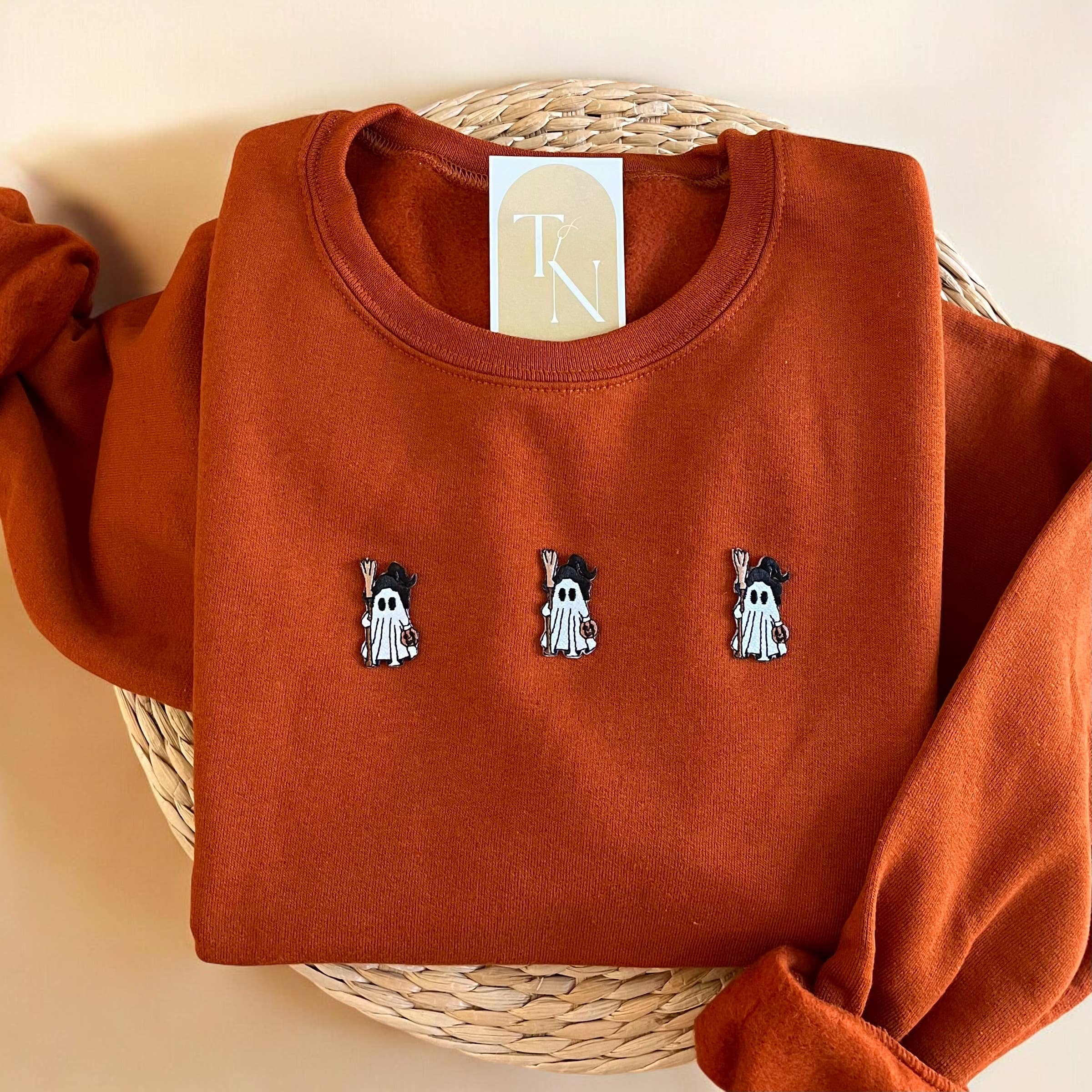 Spooky Season Sweatshirt, Ghost Halloween Sweater T-Shirts, Hoodie | PodTeesHub.com