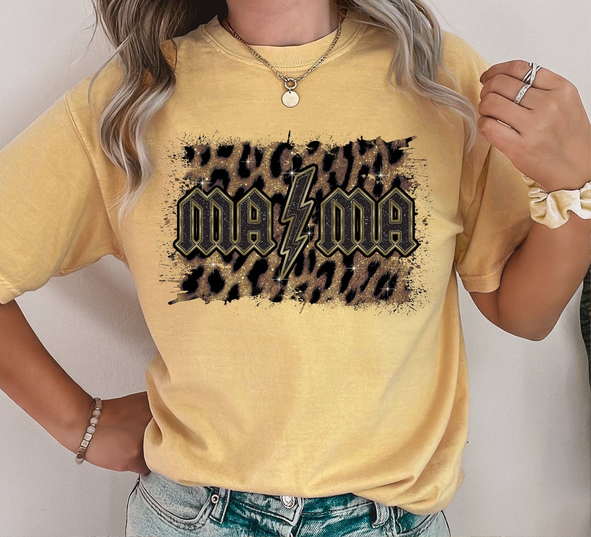 Mama Leopard Music Lover T-Shirt Hoodie, Sweatshirt | PodTeesHub.com