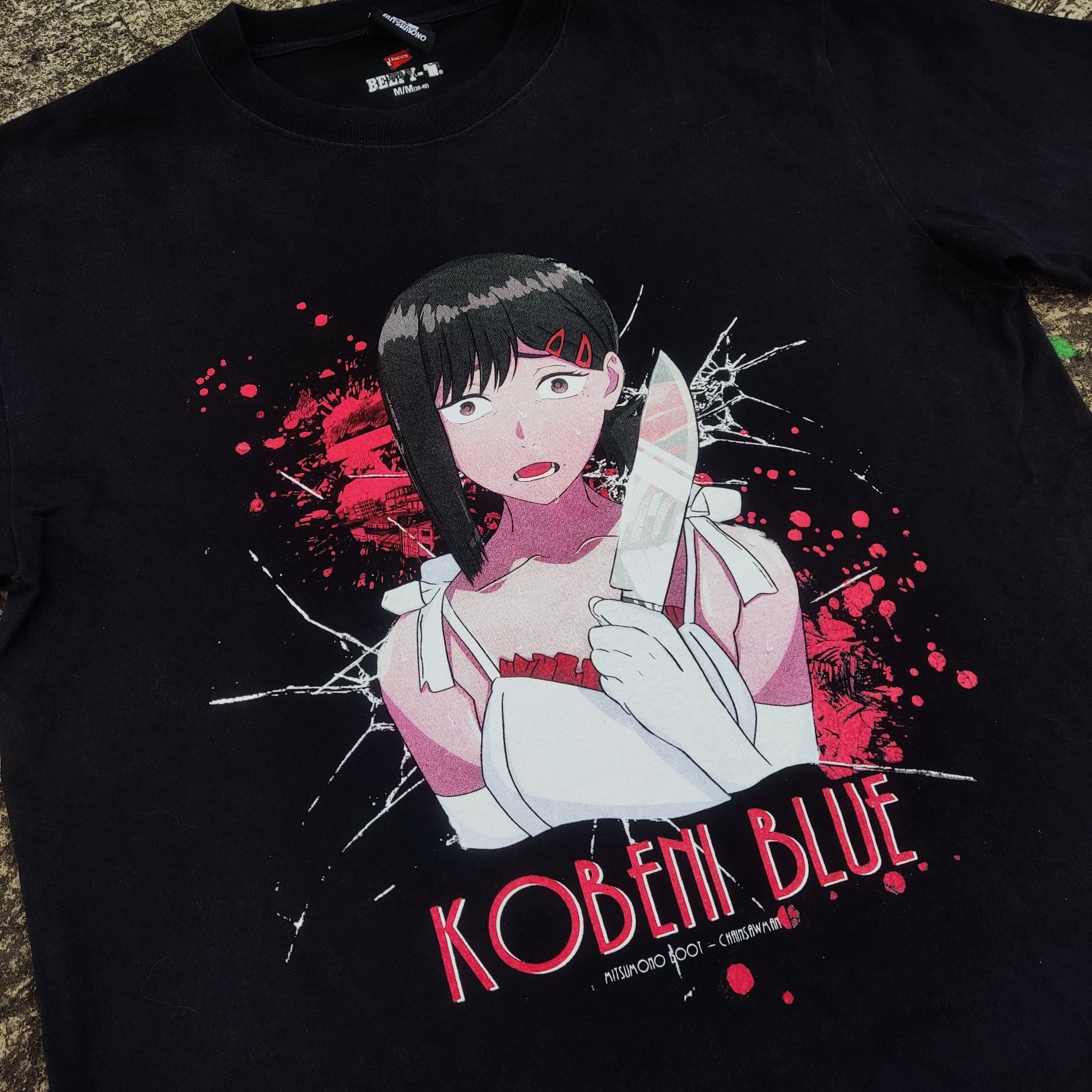 Anime Chainsaw Man Kobeni Anime Kobeni Blue T-Shirts, Hoodie, Sweatshirt | PodTeesHub.com