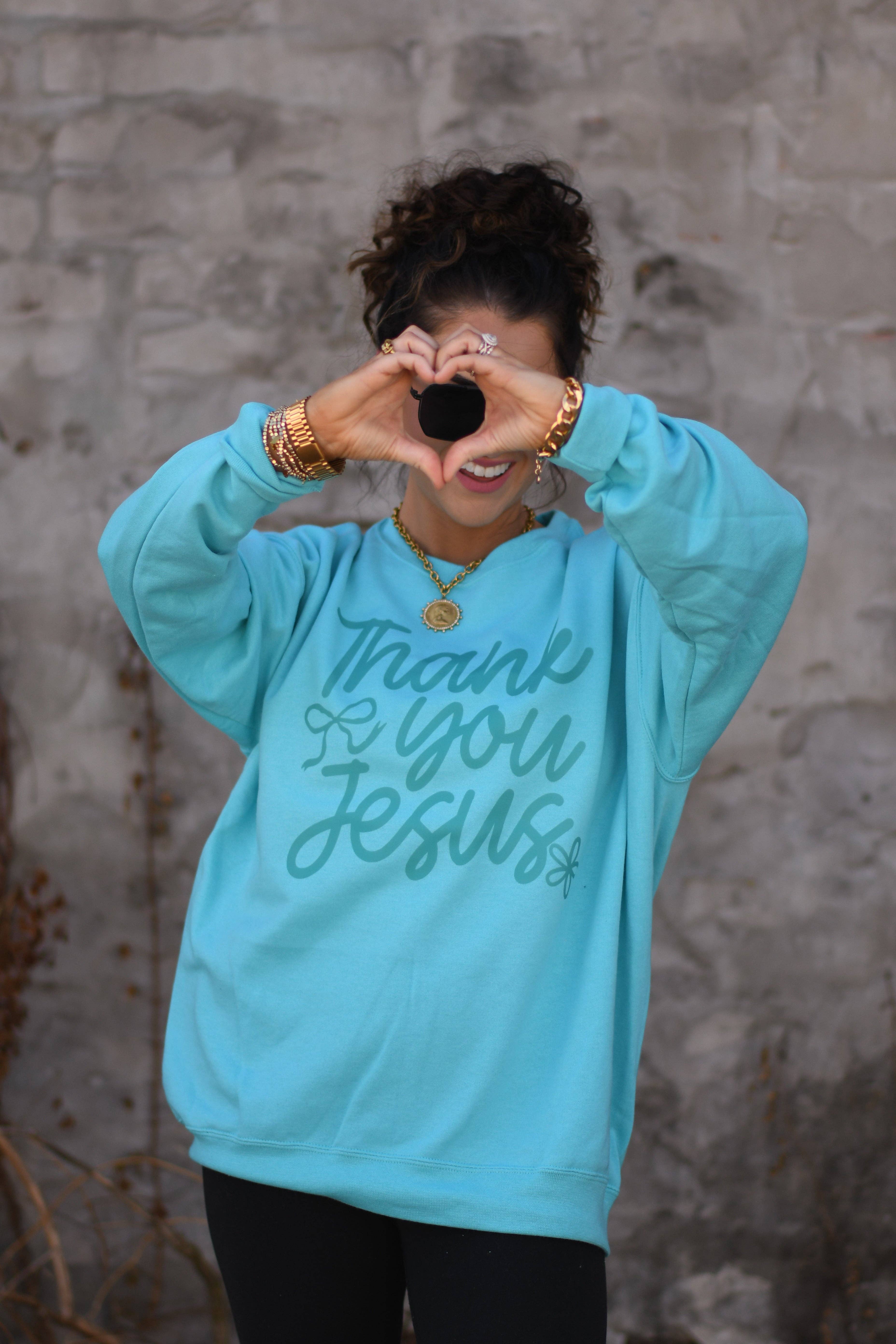 Thank You Jesus Sweatshirt T-Shirts, Hoodie | PodTeesHub.com