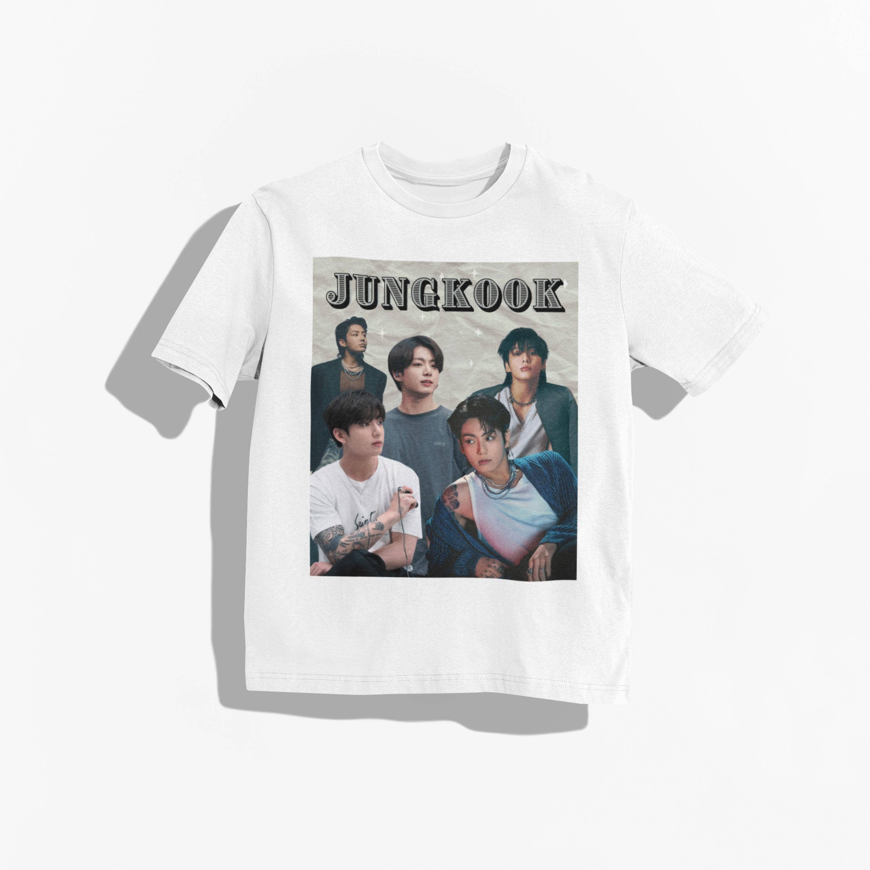 Jungkook Bts Kpop Shirt – Vintage Jk Retro Graphic 90s Tee Hoodie, Sweatshirt | PodTeesHub.com