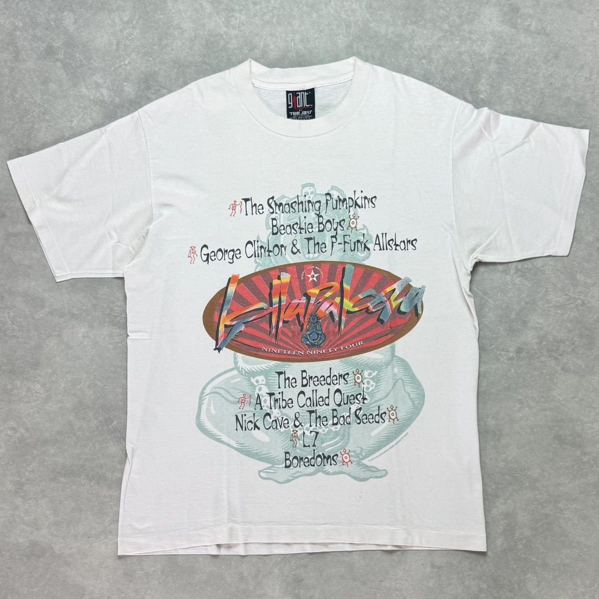 Band Tees Vintage 1994 Lollapalooza Buddha Tour T Shirt Hoodie, Sweatshirt | PodTeesHub.com