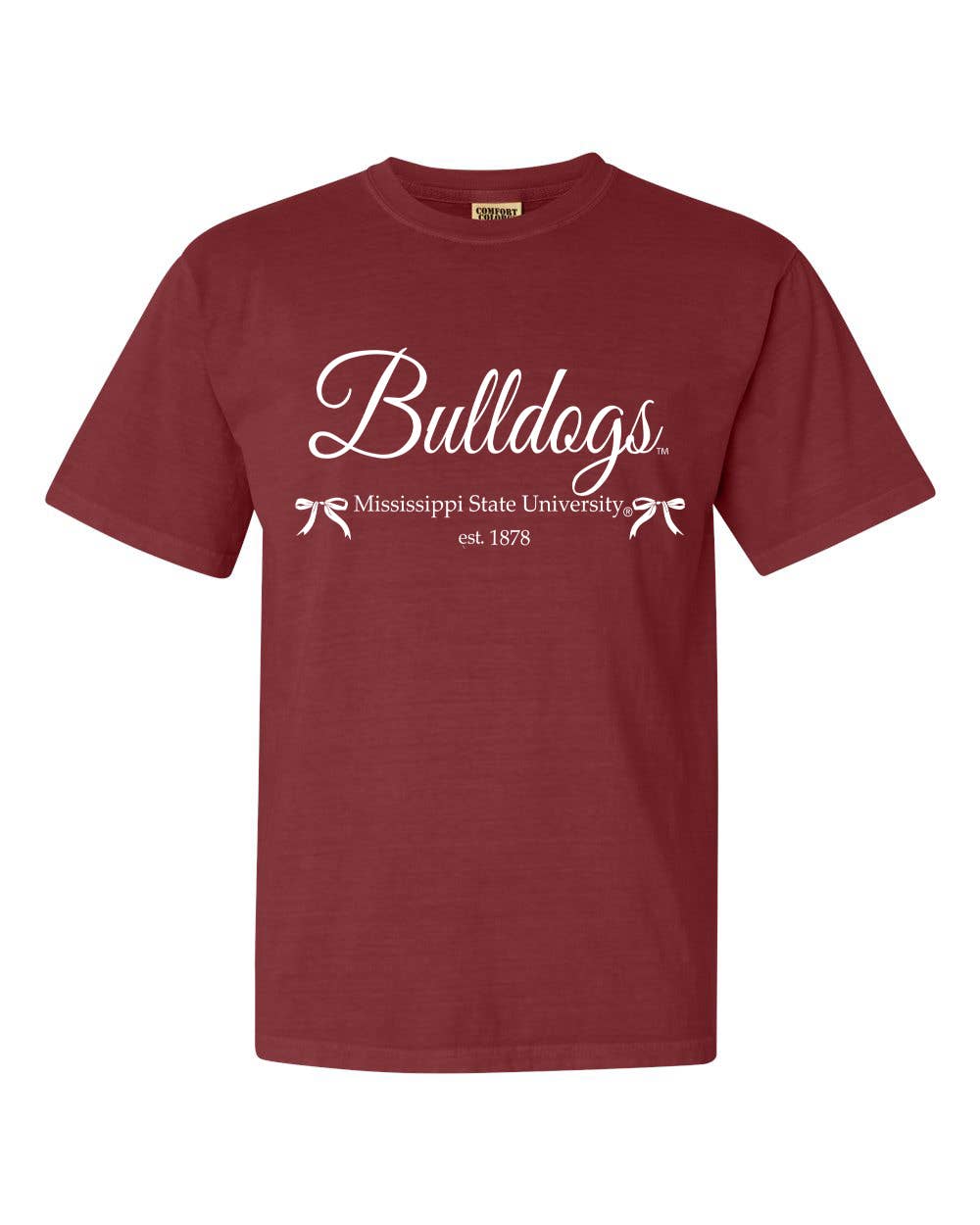 Mississippi State Bulldogs Established Bows Maroon Tee Hoodie, Sweatshirt | PodTeesHub.com