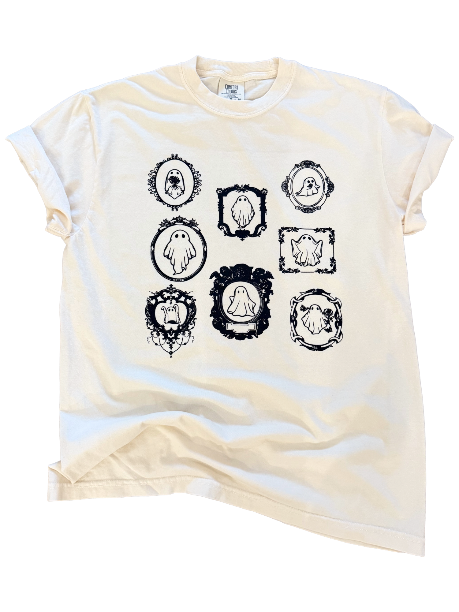 Ghost Gallery – Framed Spirit Halloween Tee Hoodie, Sweatshirt | PodTeesHub.com