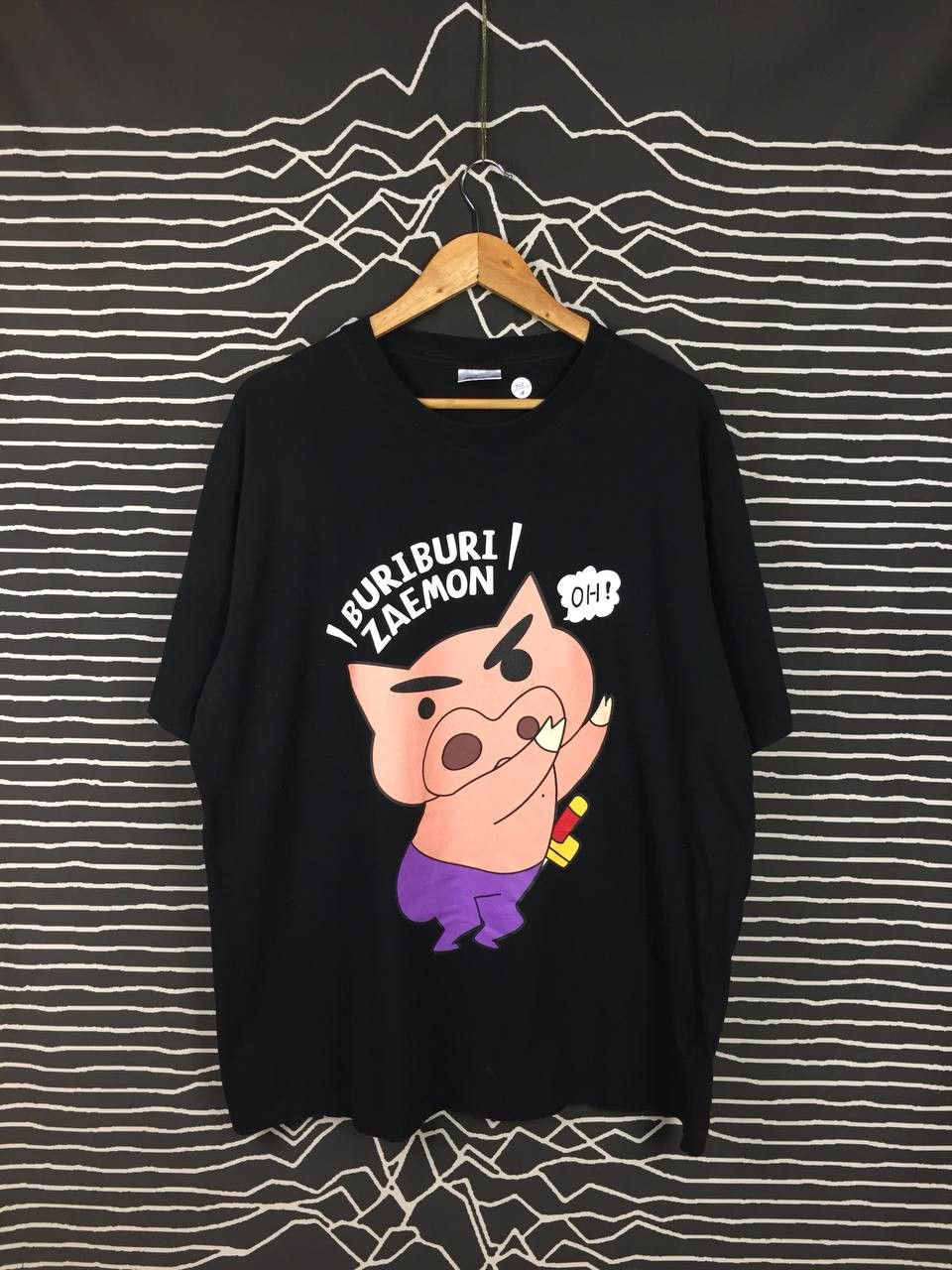 Japanese Brand X Vintage Vtg Crayon Shin Chan Buriburi Zaemon Anime Manga Cartoon T-Shirts, Hoodie, Sweatshirt