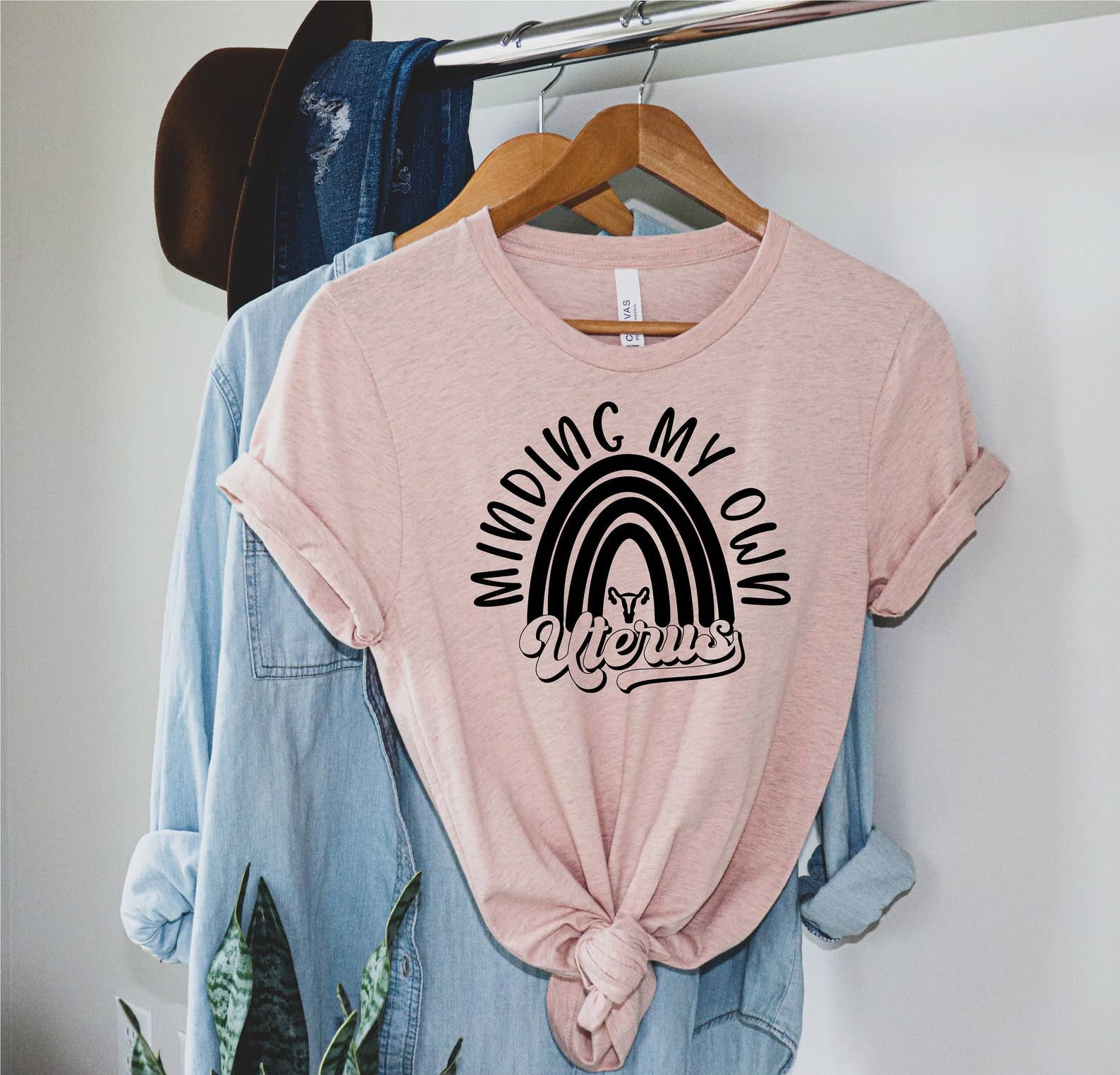 Minding My Own Uterus T-Shirt Hoodie, Sweatshirt | PodTeesHub.com