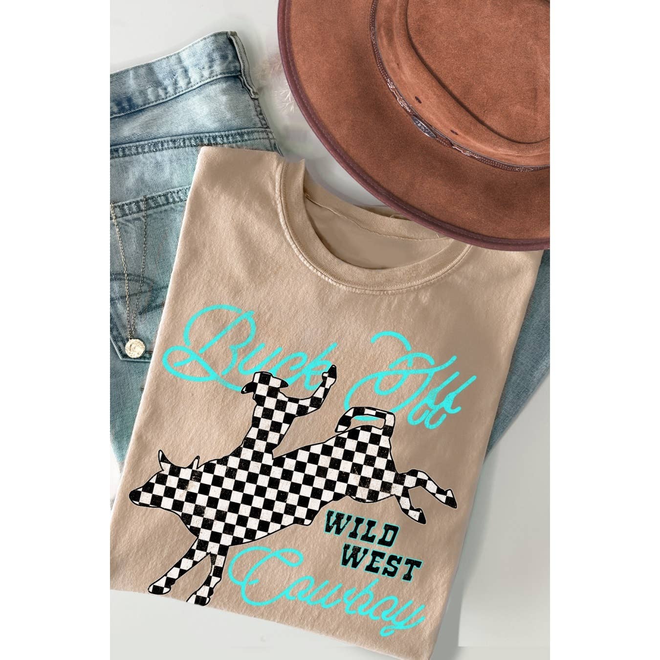 Buck Off Wild West Cowboy - Short Sleeve T Shirt Hoodie, Sweatshirt | PodTeesHub.com
