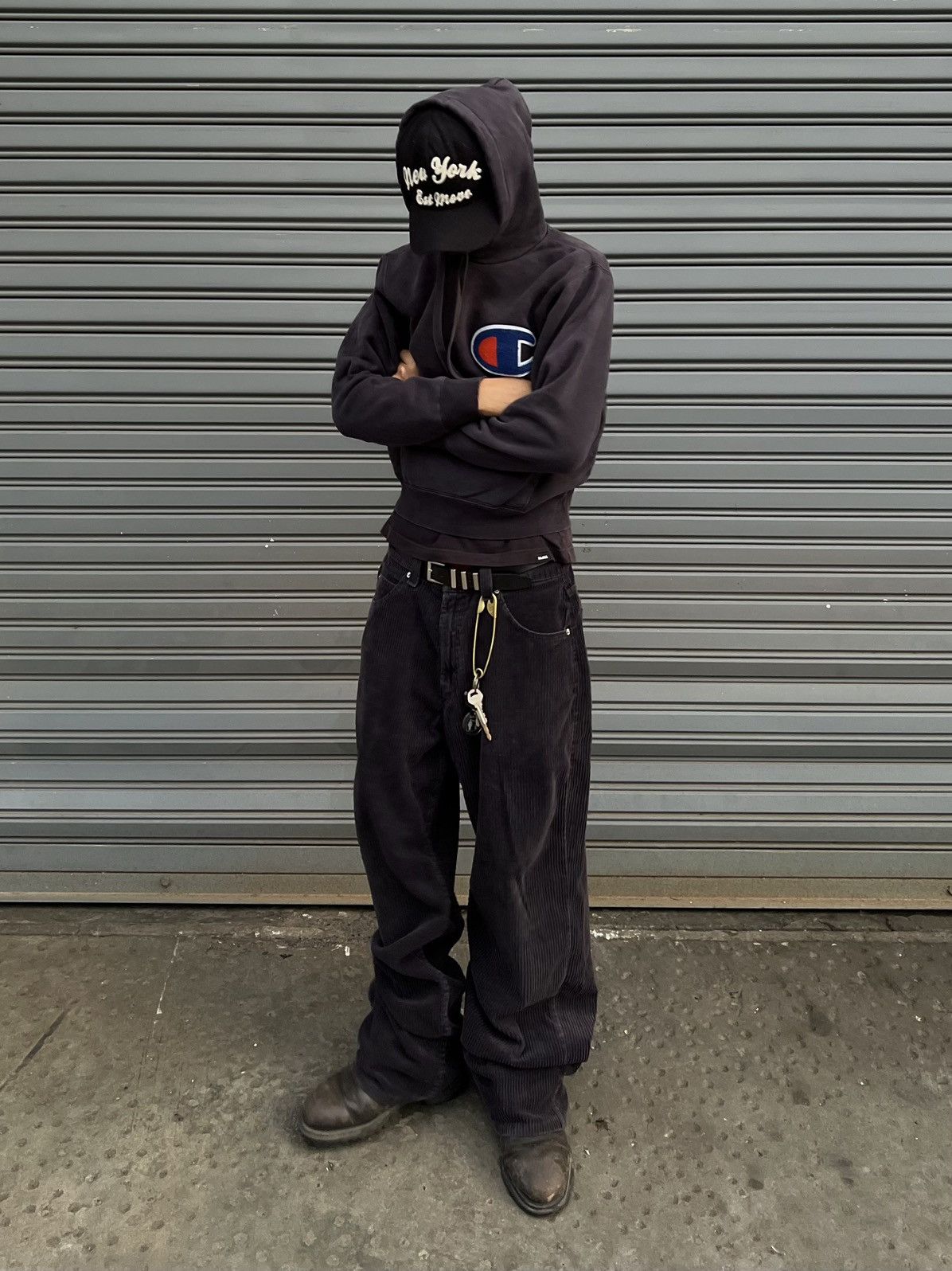 Vintage Champion Big Logo Hoodie Like Vetements Colap T-Shirts, Sweatshirt | PodTeesHub.com