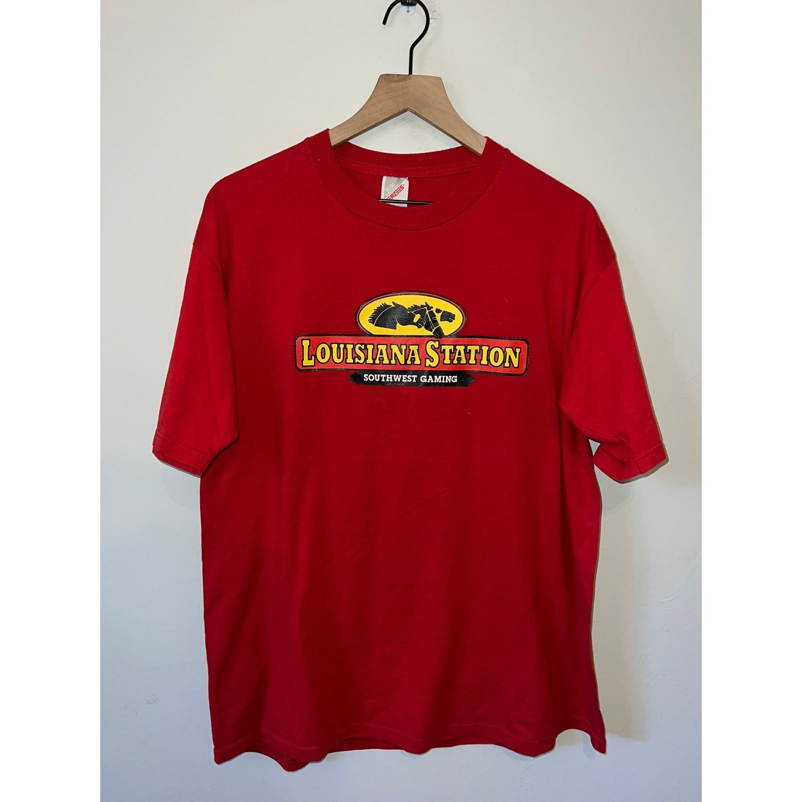 Jerzees Vintage Louisiana Station Shirt Southwest Gaming Horse Tee X Hoodie, Sweatshirt | PodTeesHub.com