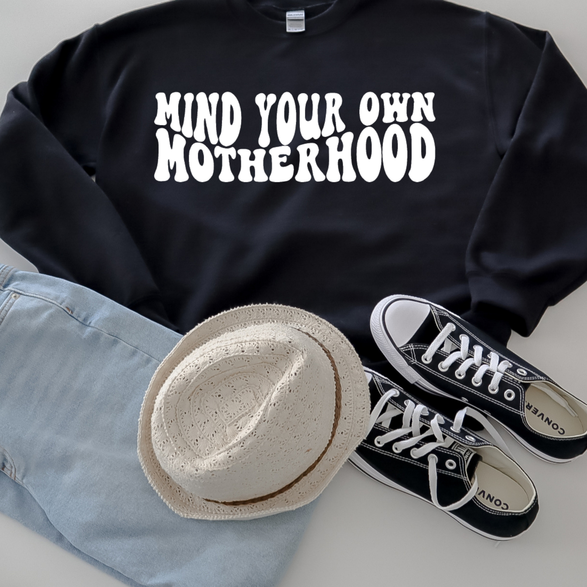 Mind Your Own Motherhood - Mom Sweatshirt - Mom Shirt Hoodie | PodTeesHub.com