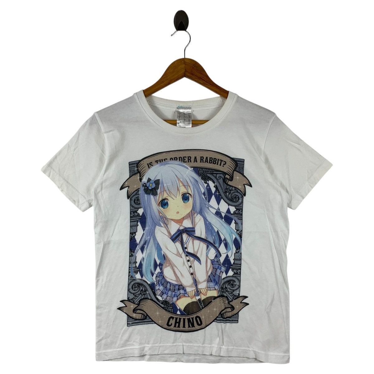 Japanese Brand In The Order A Rabbit Chino Printed Cospa Anime Tee Hoodie, Sweatshirt | PodTeesHub.com