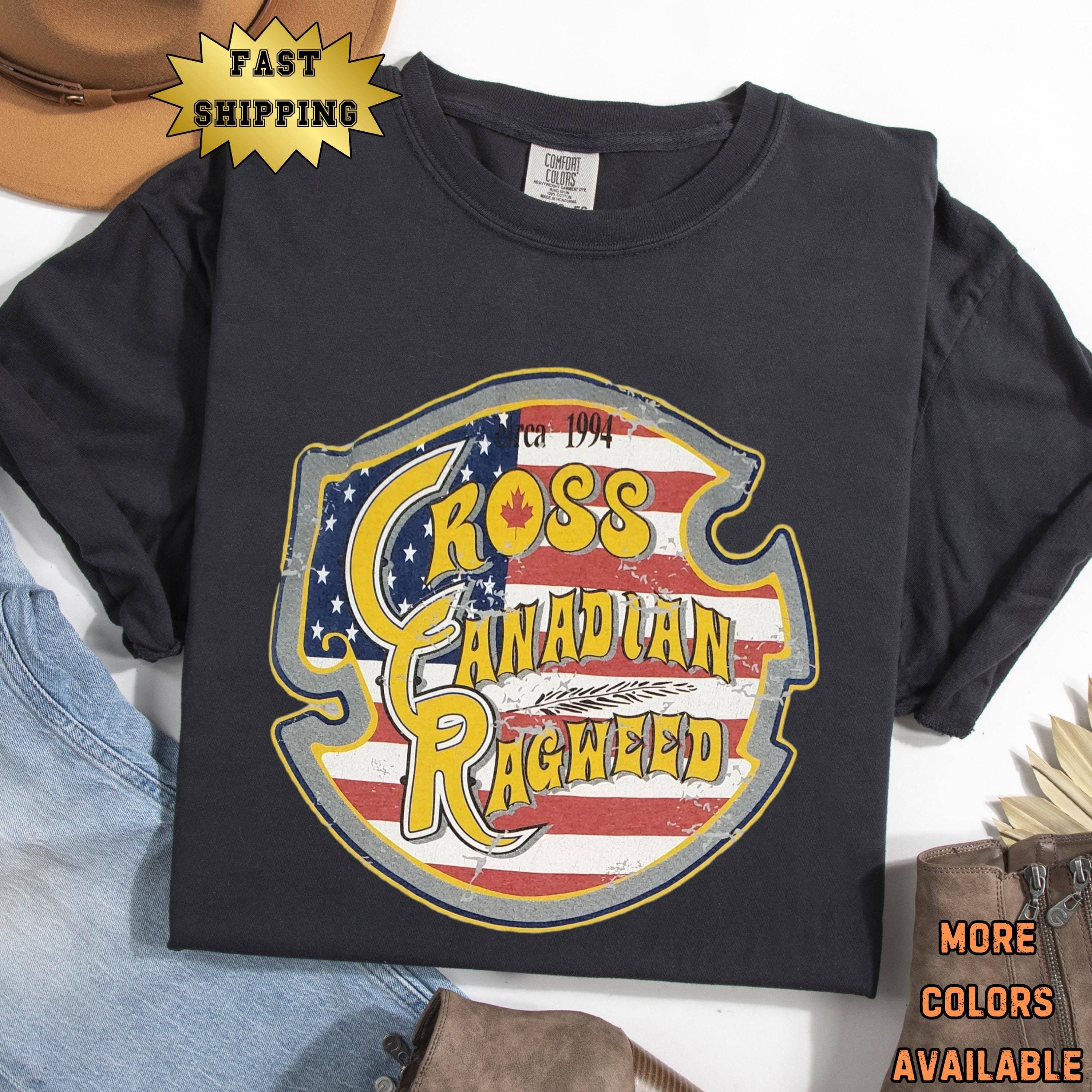 Cross Canadian Ragweed Shirt - Red Dirt Music Tour 2025 Hoodie, Sweatshirt | PodTeesHub.com