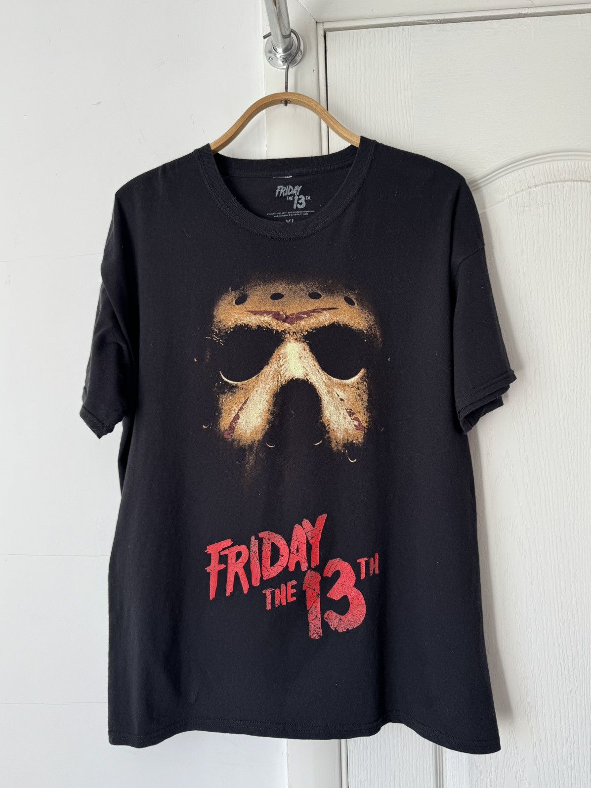Band Tees Vintage Friday 13th Horror Mask Halloween Movie Tee Hoodie, Sweatshirt | PodTeesHub.com