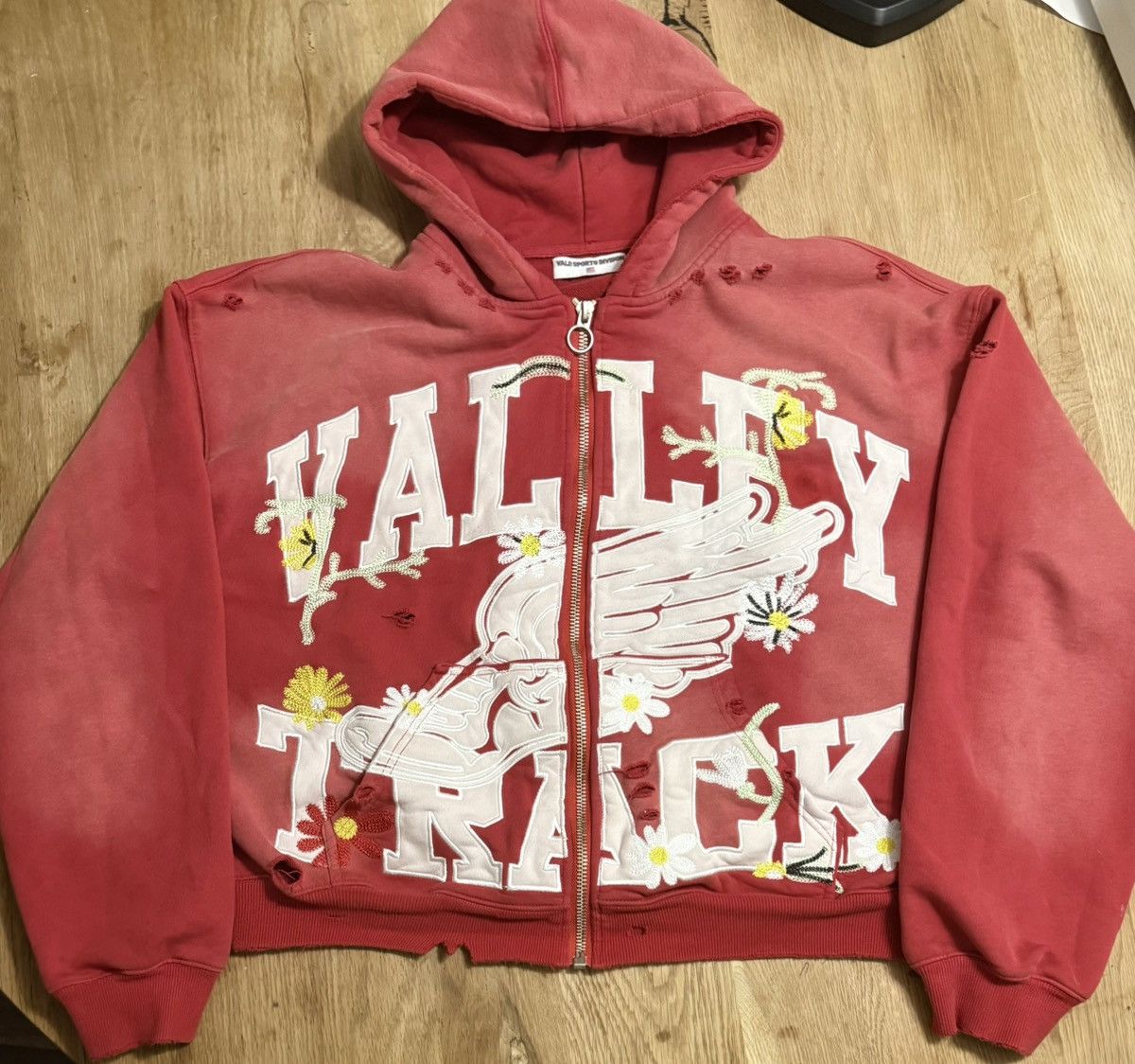 Red Flower Vale Hoodie T-Shirts, Sweatshirt | PodTeesHub.com