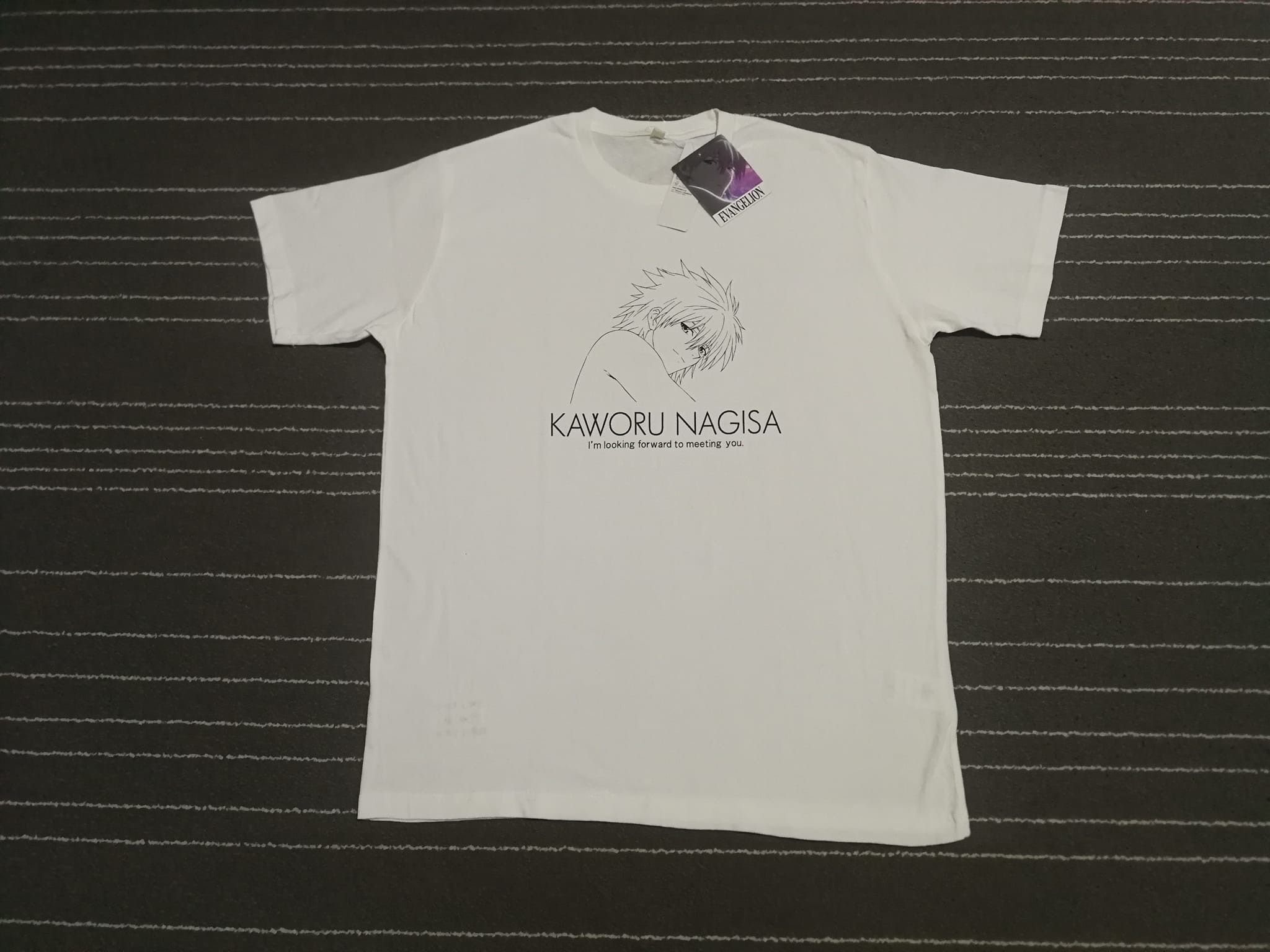 Japanese Brand Evangelion Kaworu Nagisa X Topvalu L T-Shirts, Hoodie, Sweatshirt
