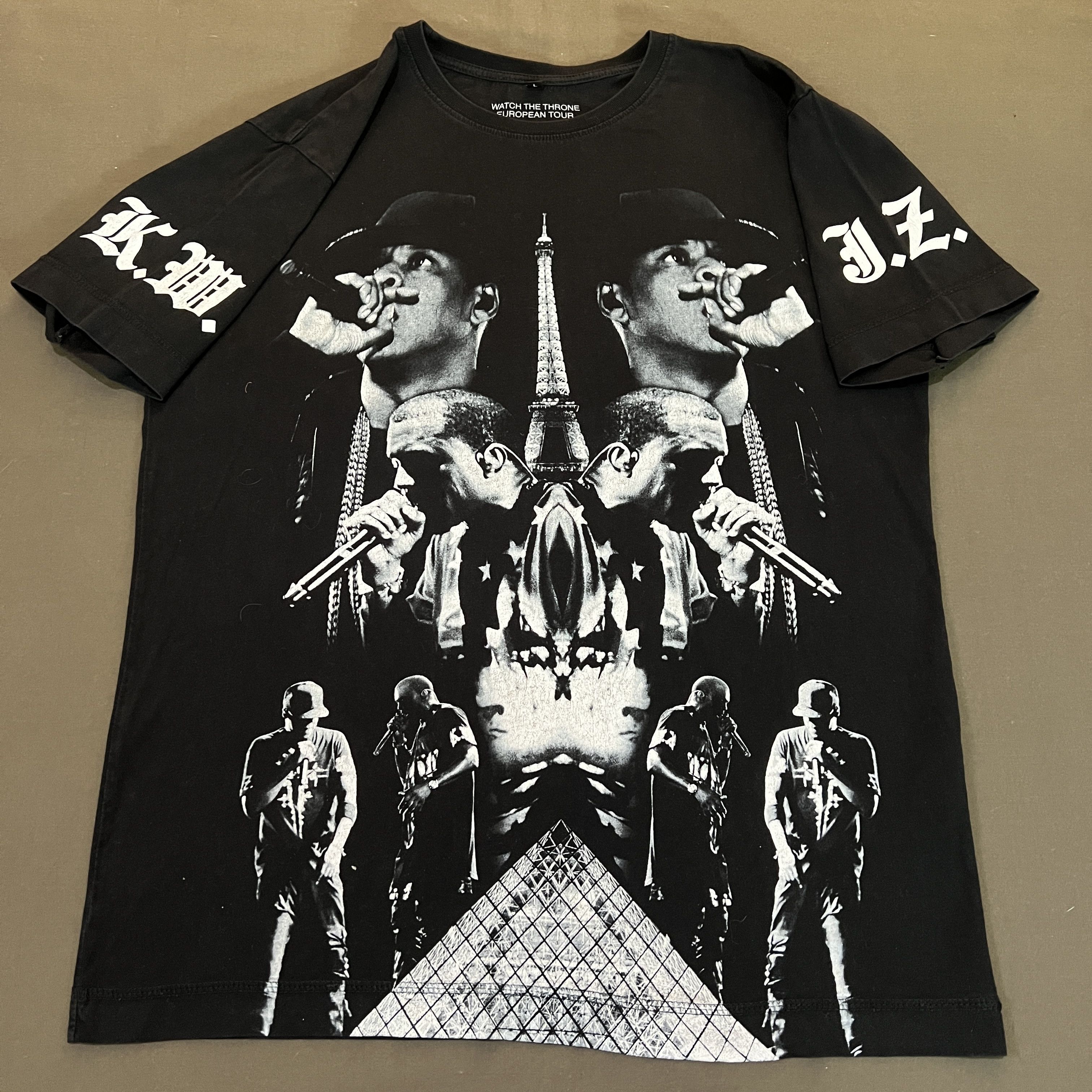 Z Jay Z Kanye West Watch The Throne European Tour Tee Hoodie, Sweatshirt | PodTeesHub.com