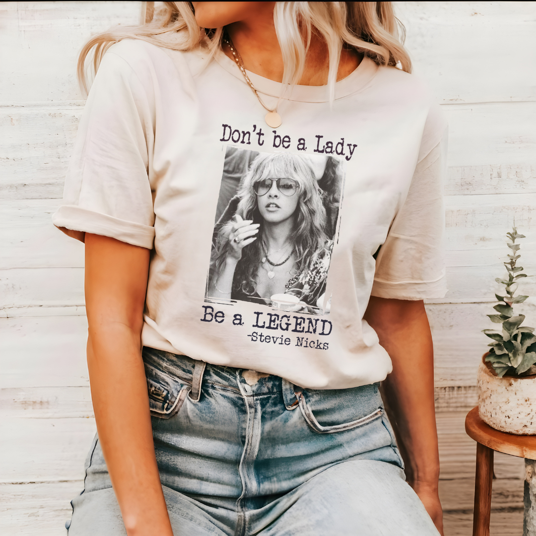 Don't Be A Lady, Be A Legend  Empowering Graphic Tee Hoodie, Sweatshirt | PodTeesHub.com