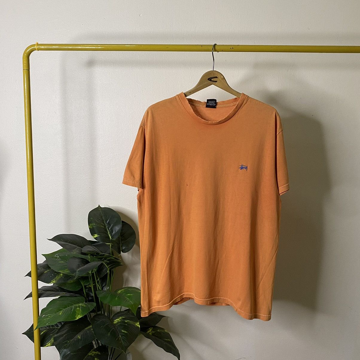 Vintage 2000s Stussy Essential Script Distressed Tee Hoodie, Sweatshirt | PodTeesHub.com